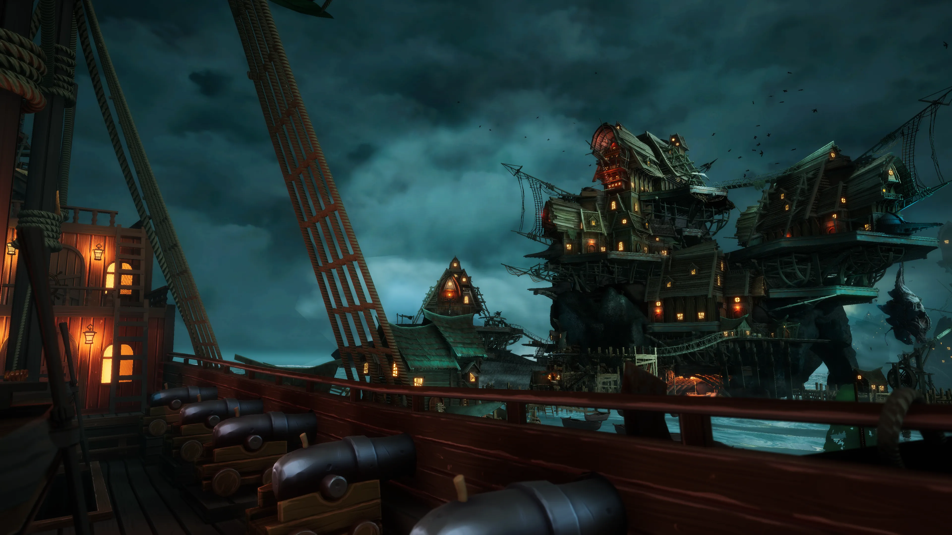 Stylized Pirate Port City, image 46