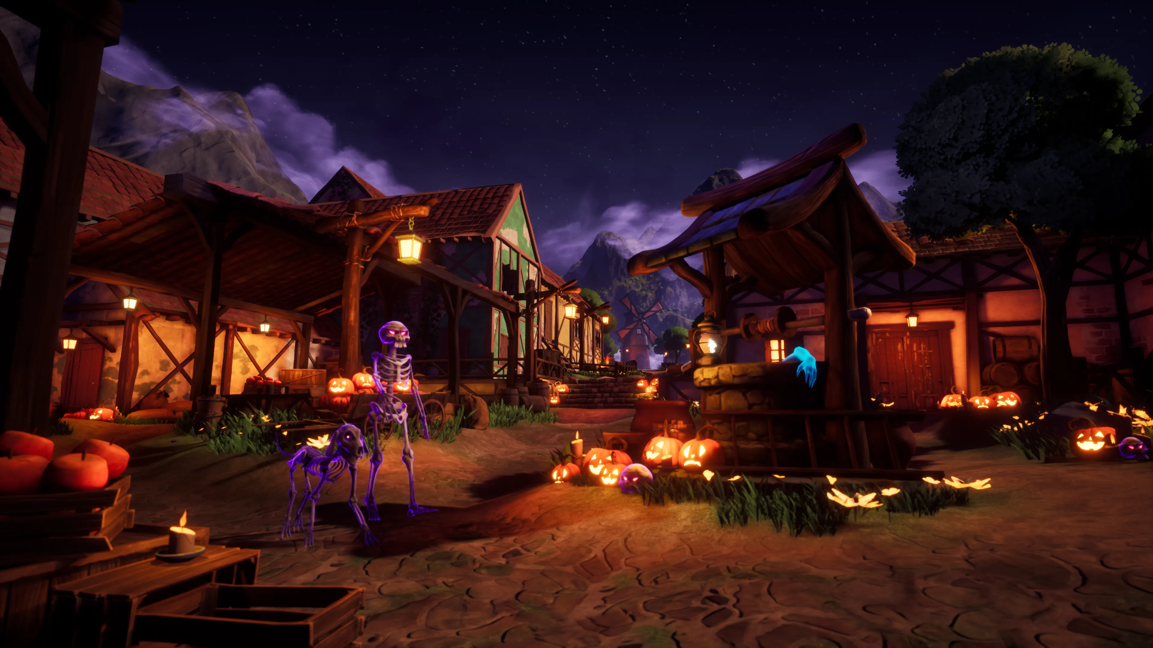 Stylized Halloween Village, image 6
