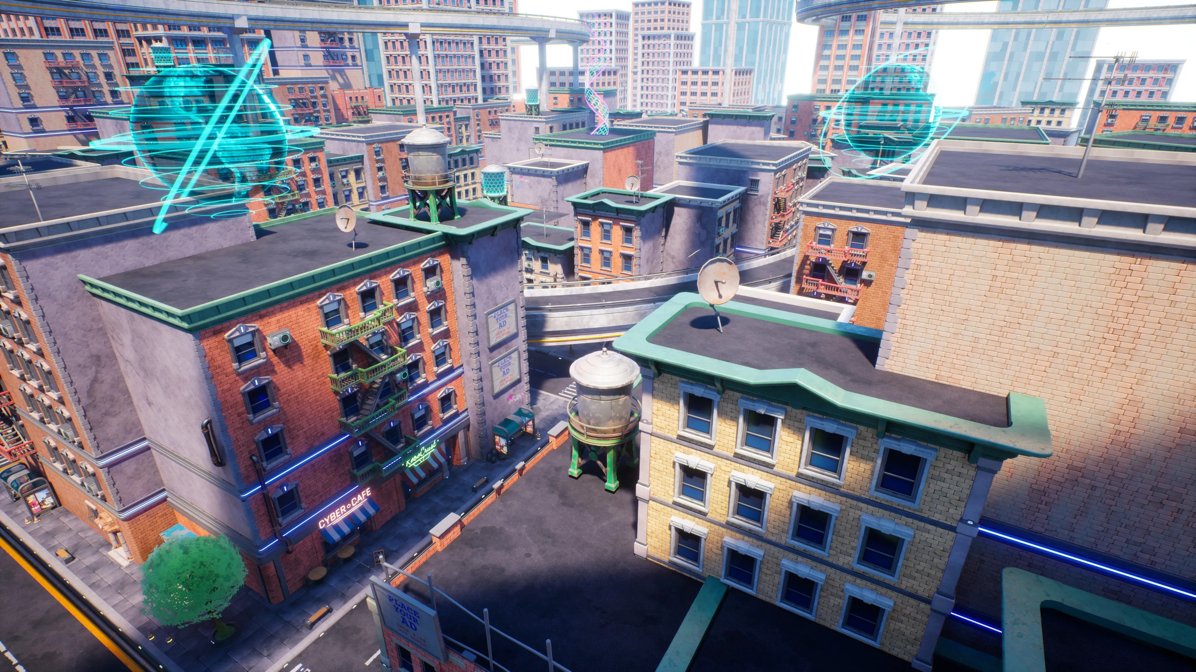 Stylized Sci-Fi Modern City, image 7