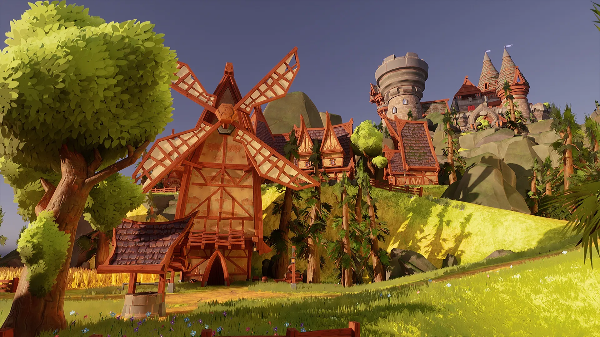 Stylized Island Castle, image 9