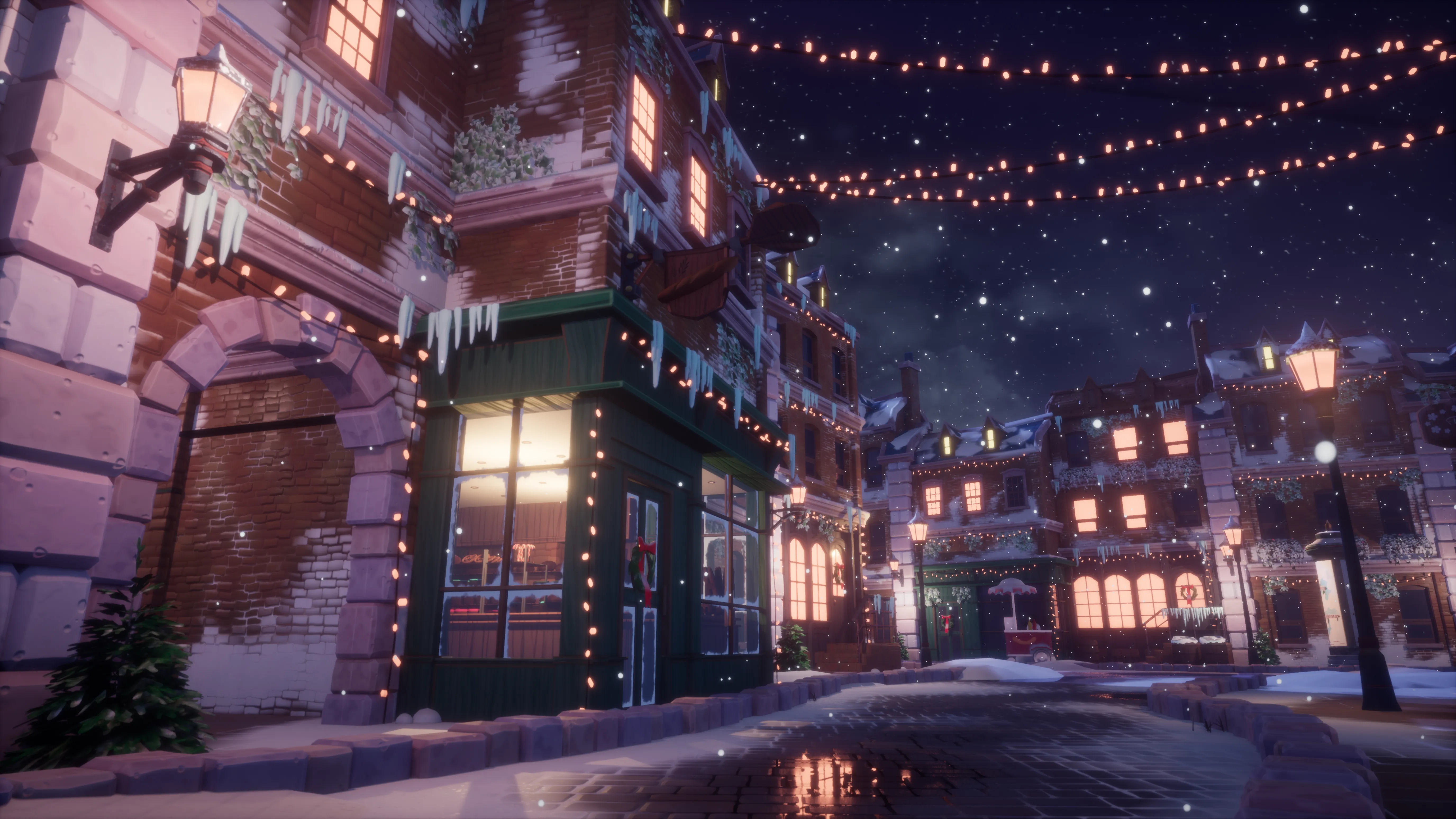 Stylized Christmas Town, image 3