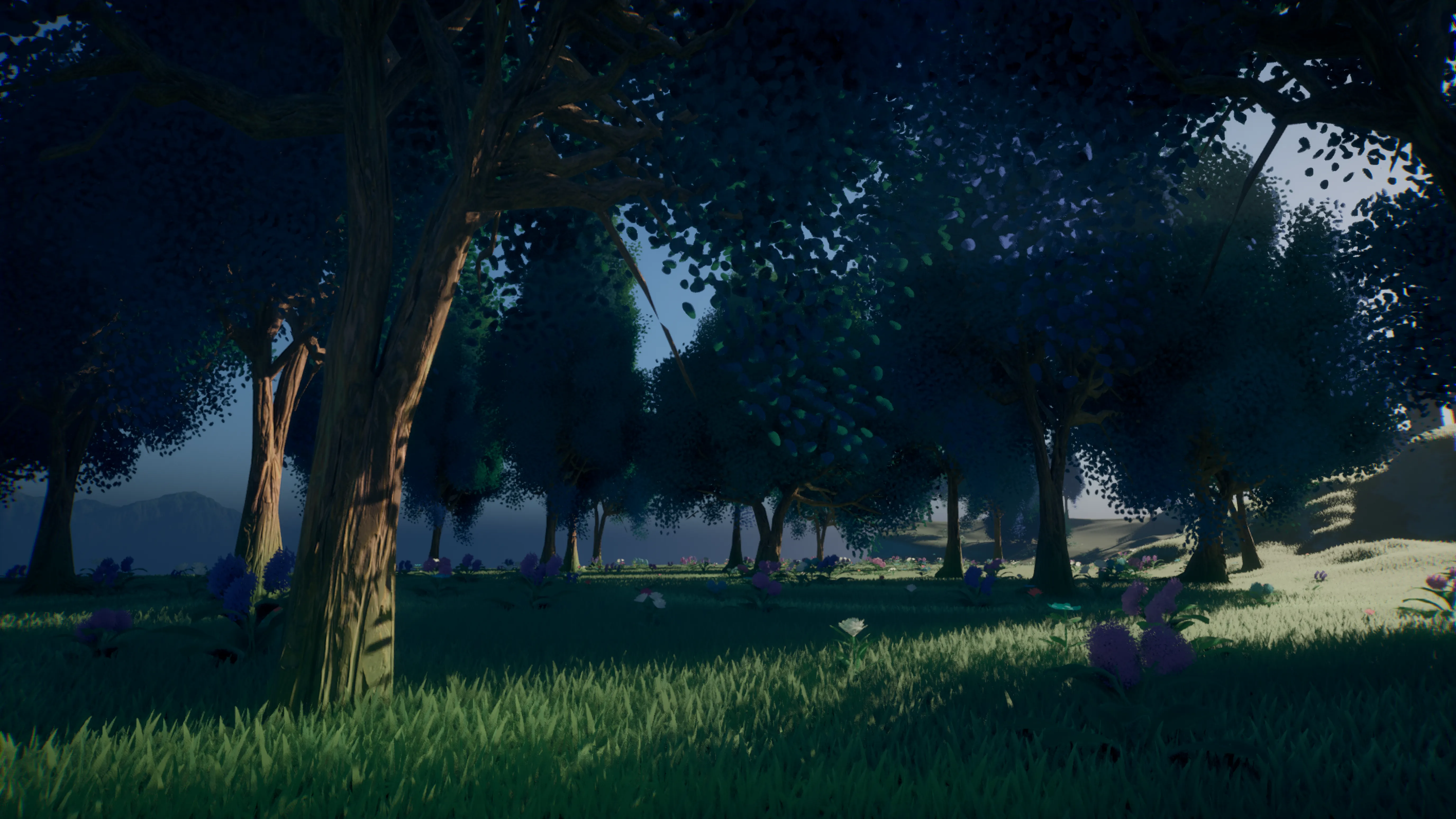 Stylized Azure Hillside, image 6