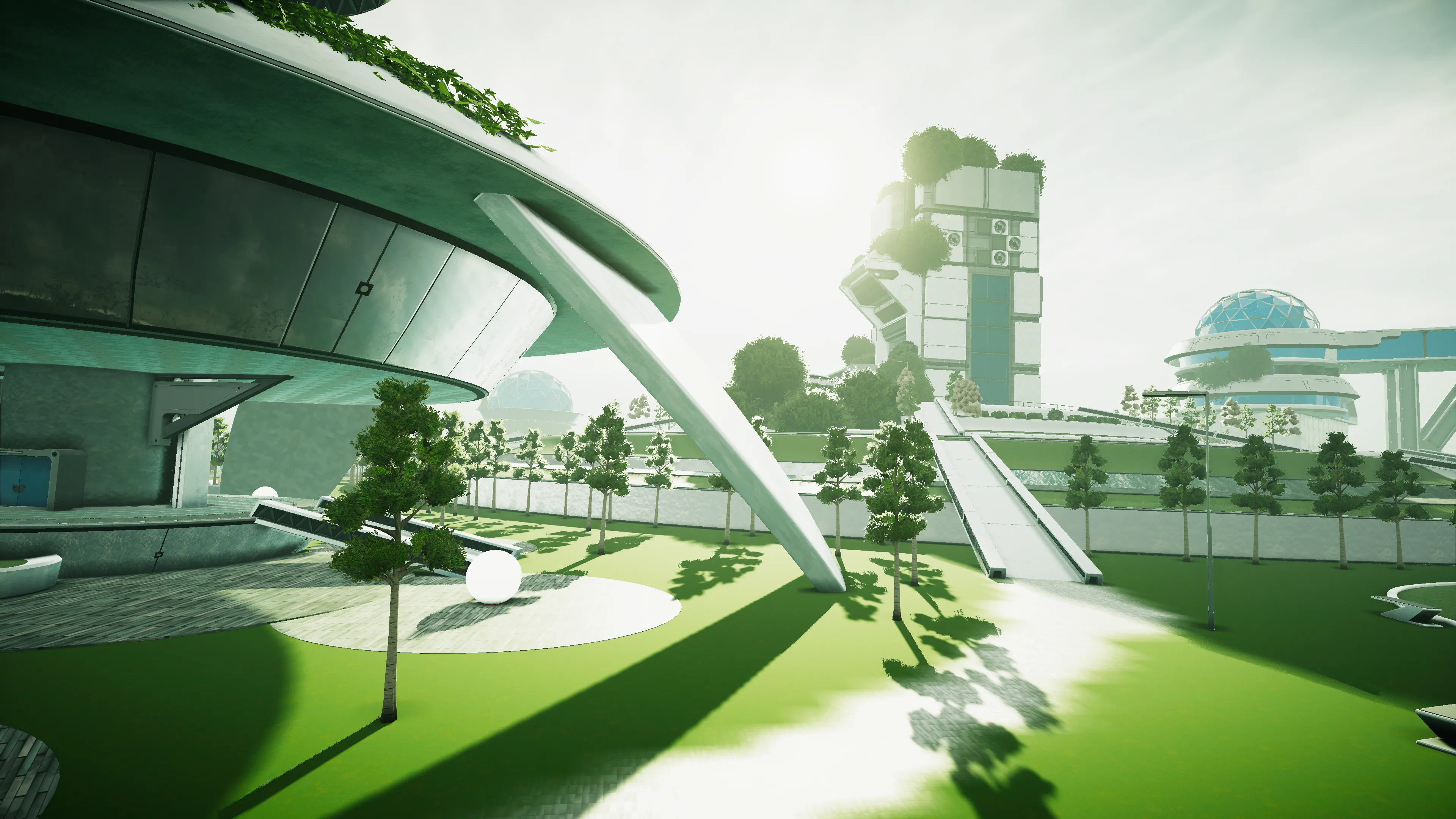 Stylized Solarpunk City, image 22