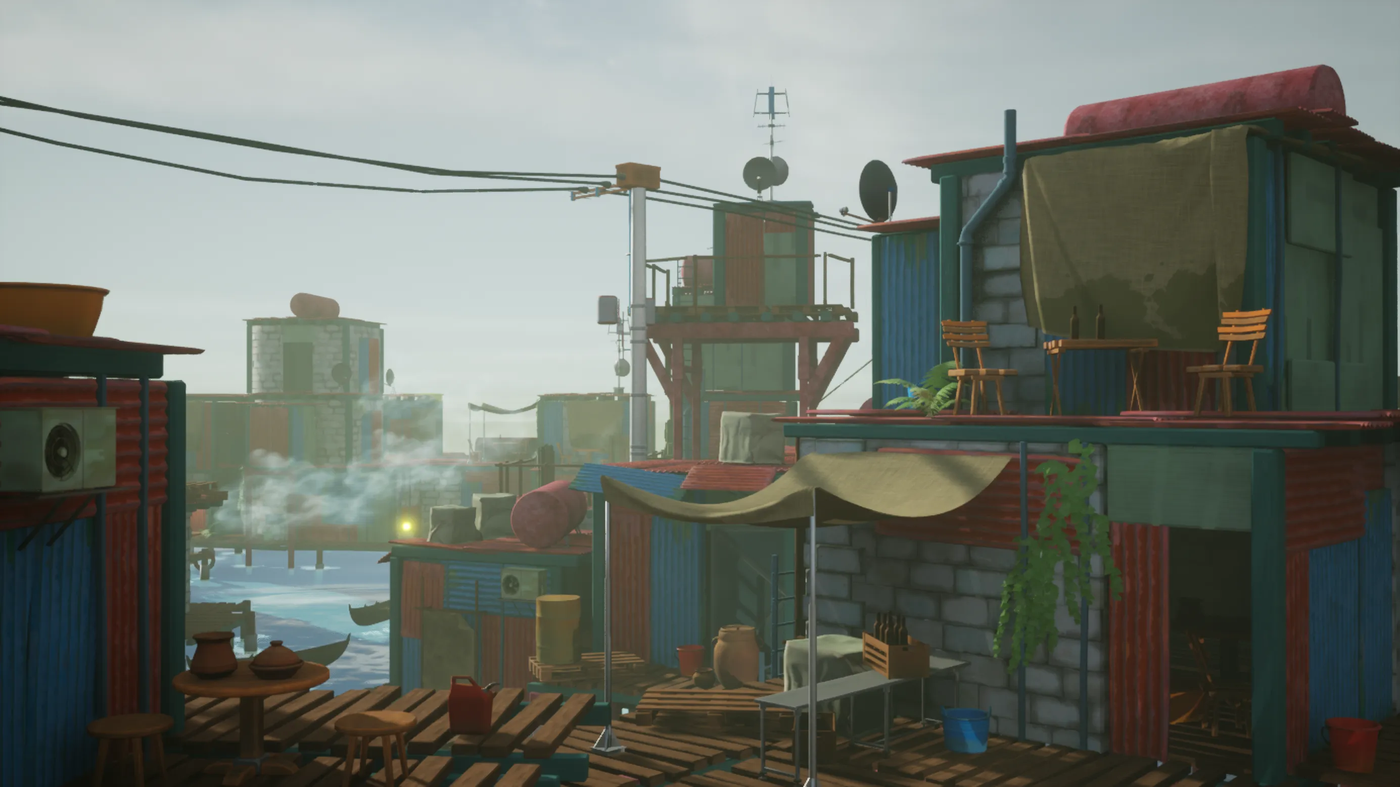 Stylized Floating Slums, image 3