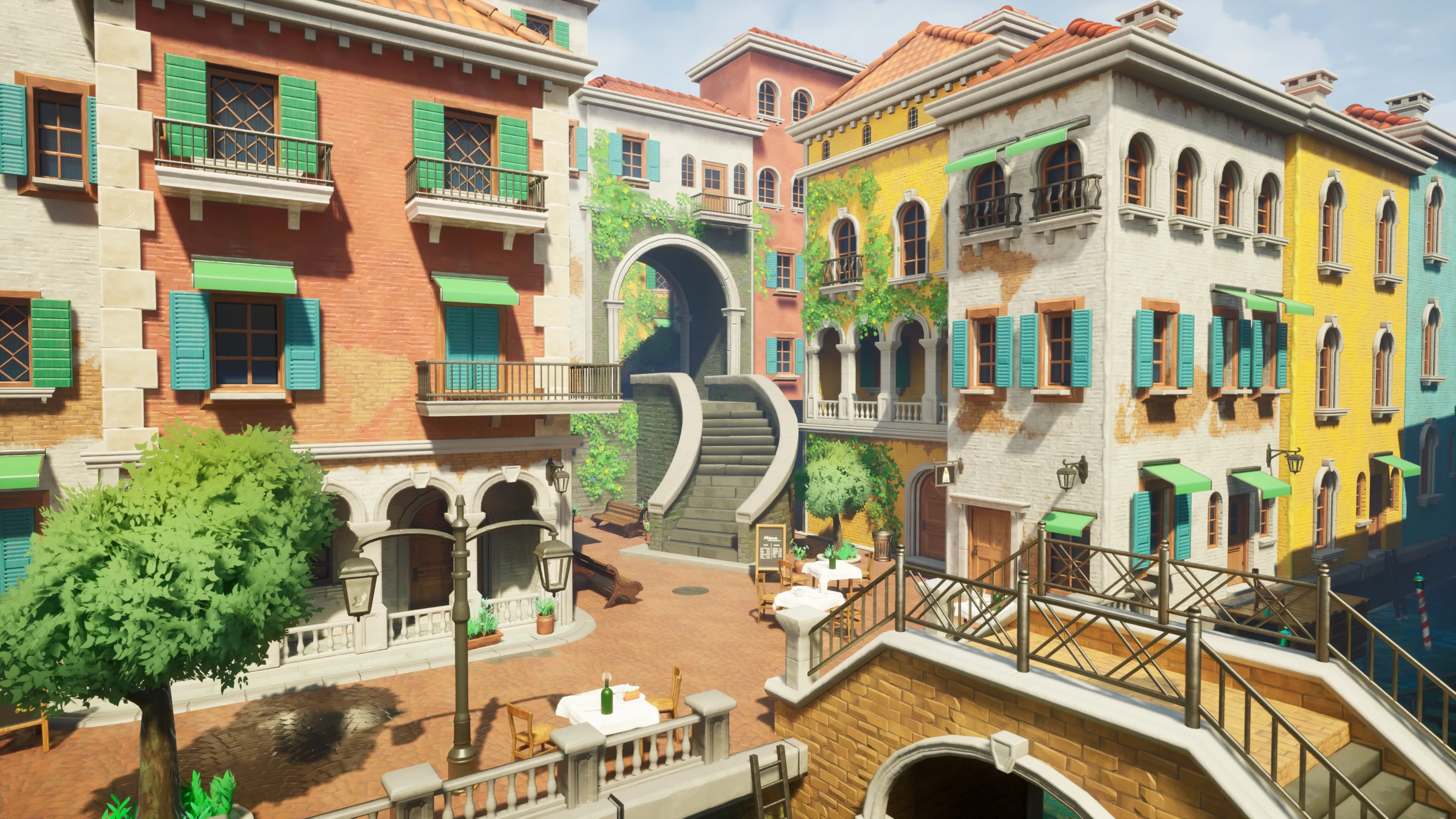 Stylized Italian Town, image 4