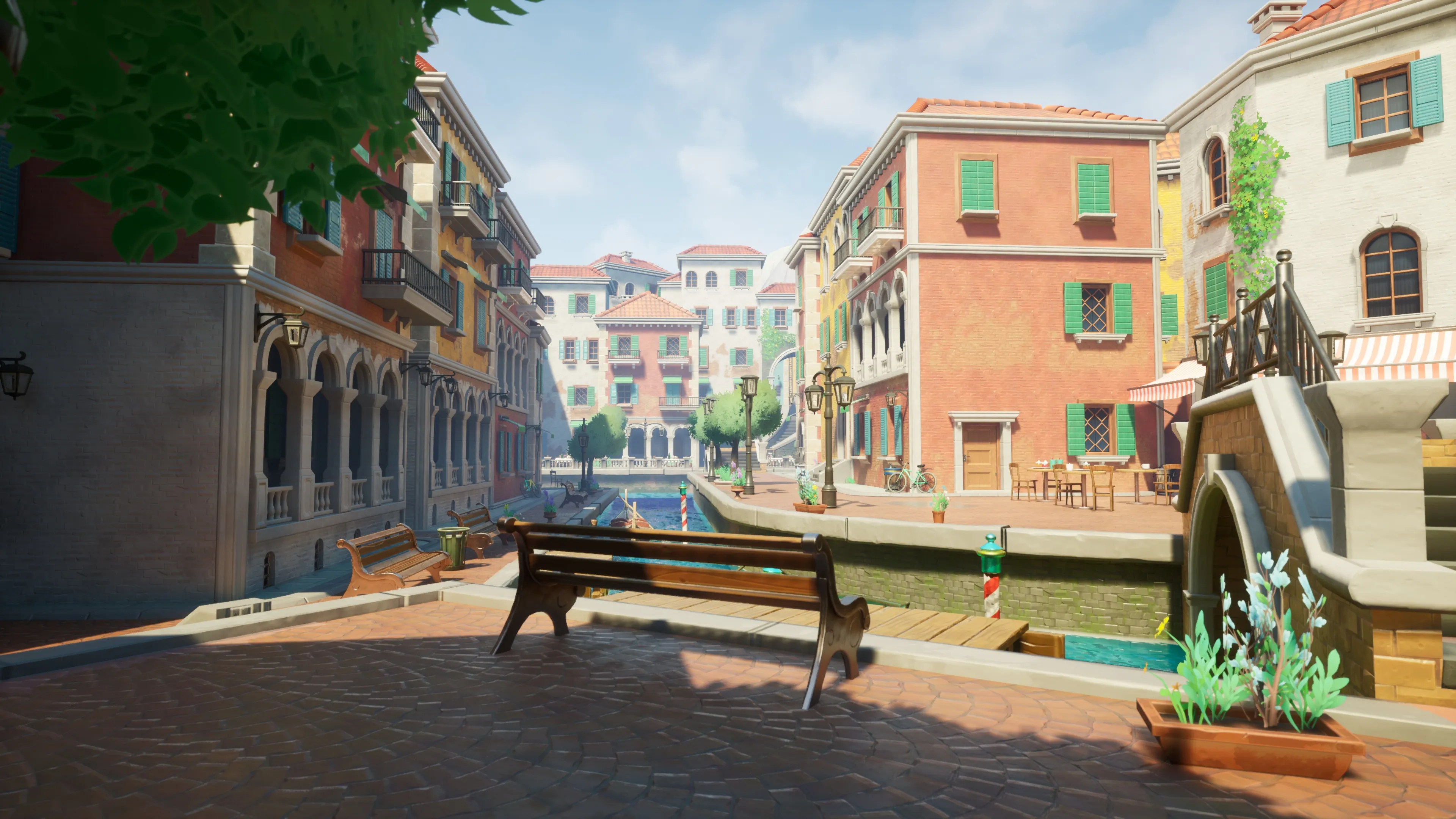 Stylized Italian Town, image 3