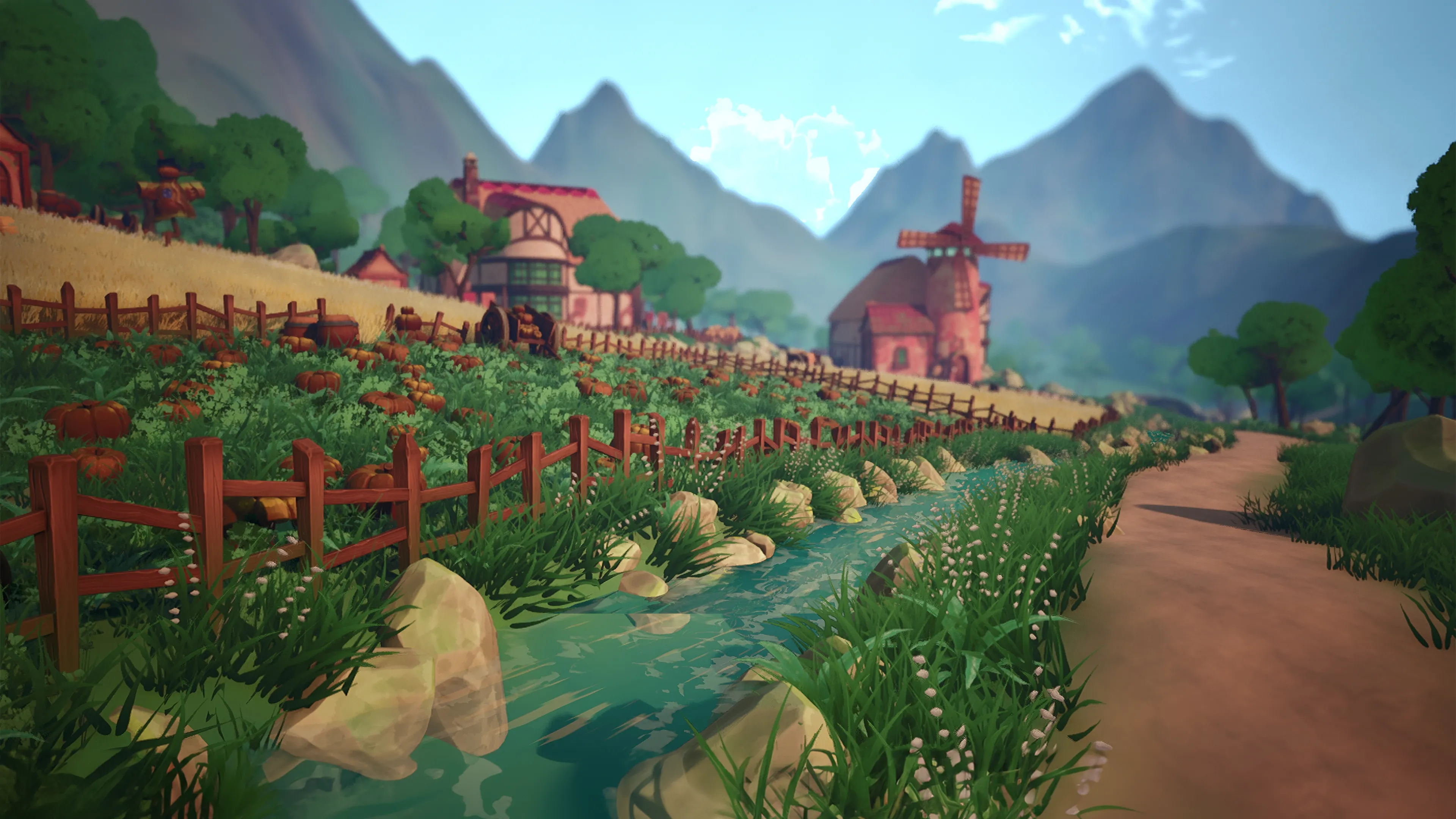 Stylized Windmill Valley, image 9