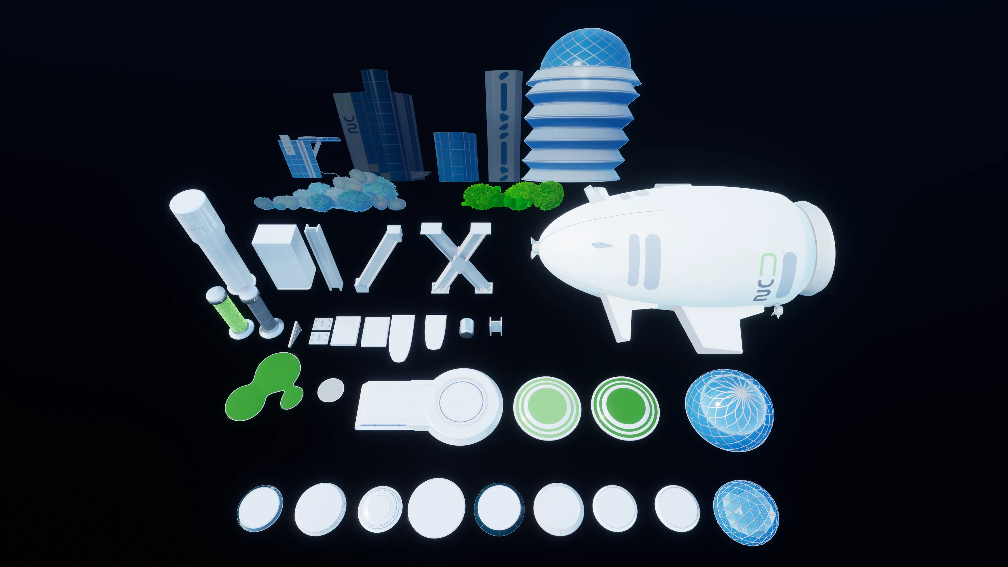 Stylized Solarpunk City, image 17