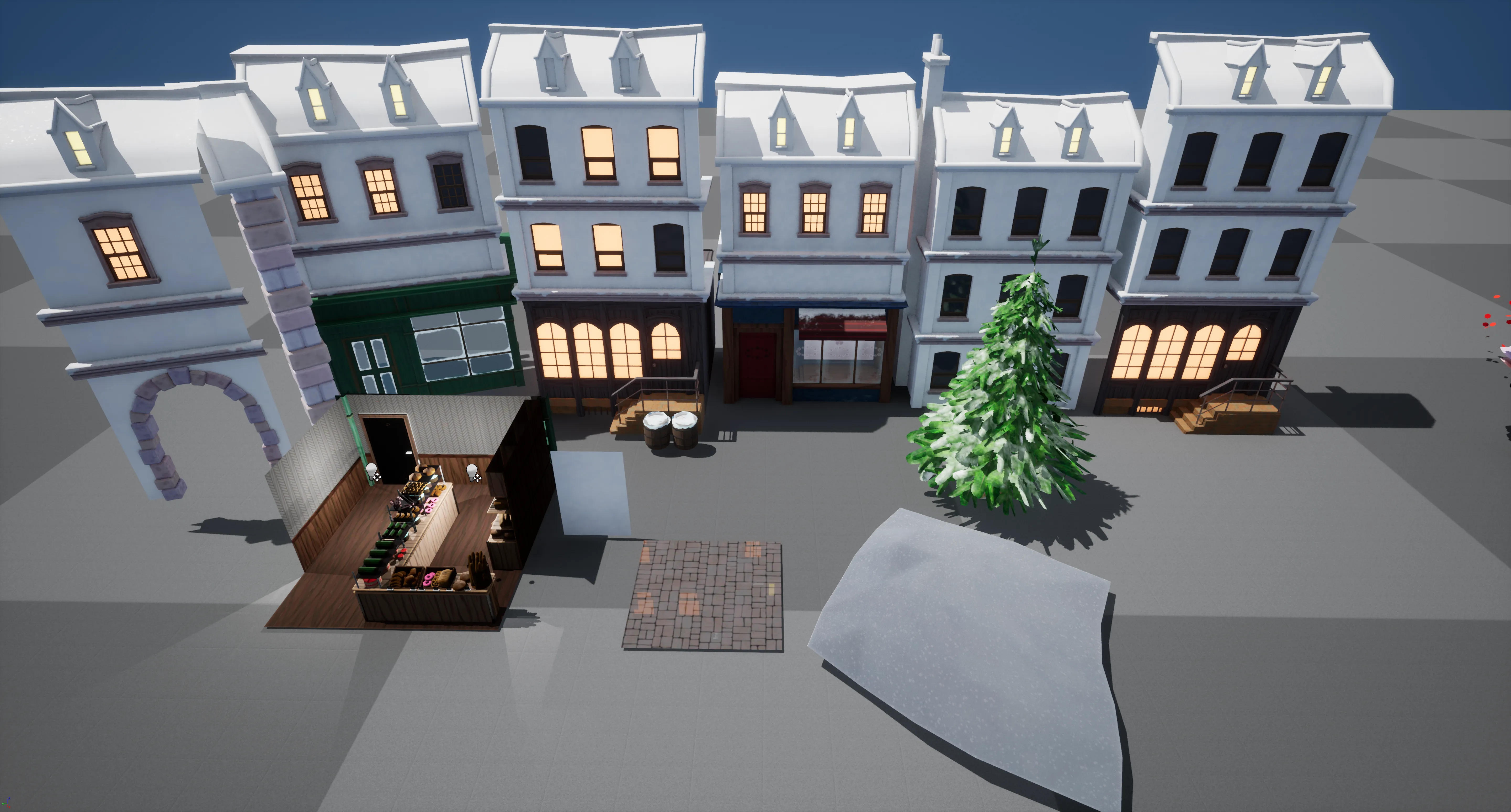 Stylized Christmas Town, image 12