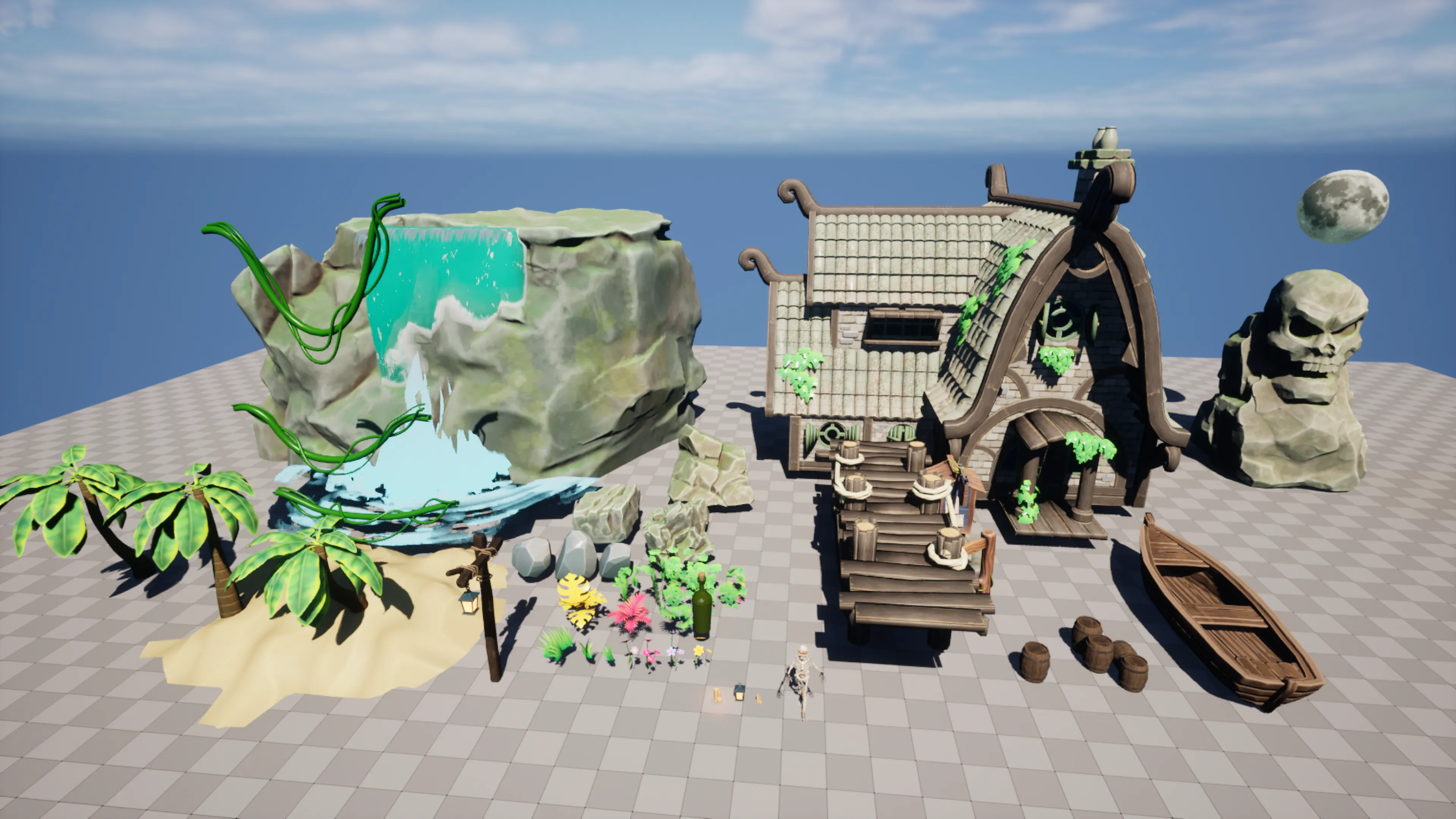 Stylized Pirate's Dream Island, image 9