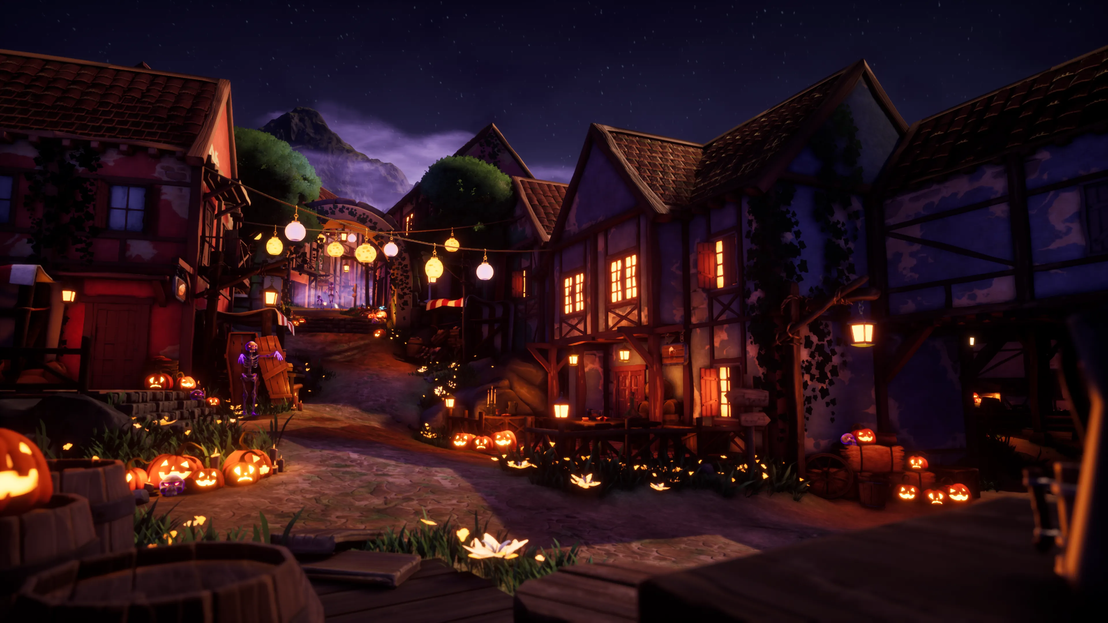 Stylized Halloween Village, image 7
