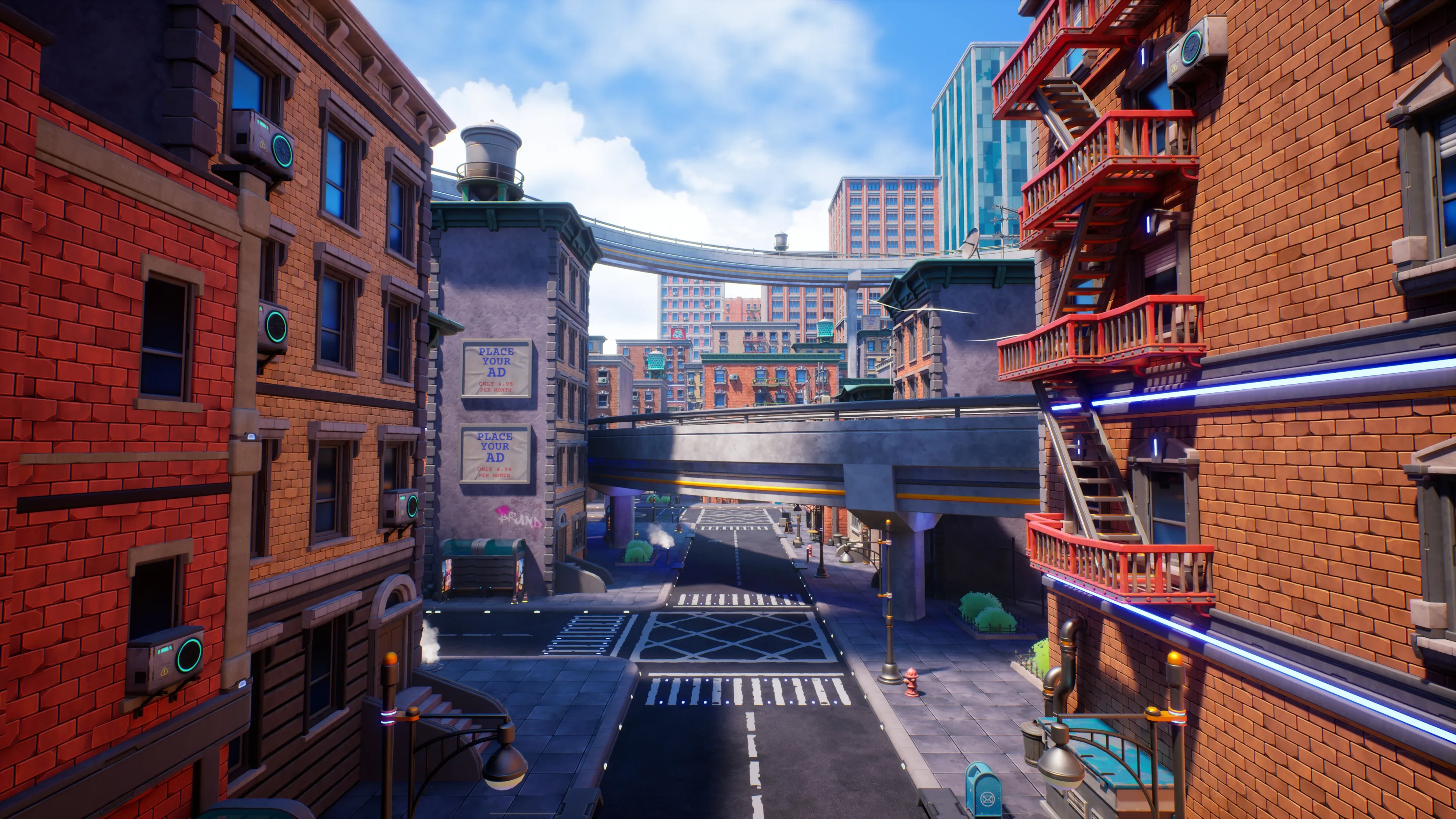 Stylized Sci-Fi Modern City, image 10
