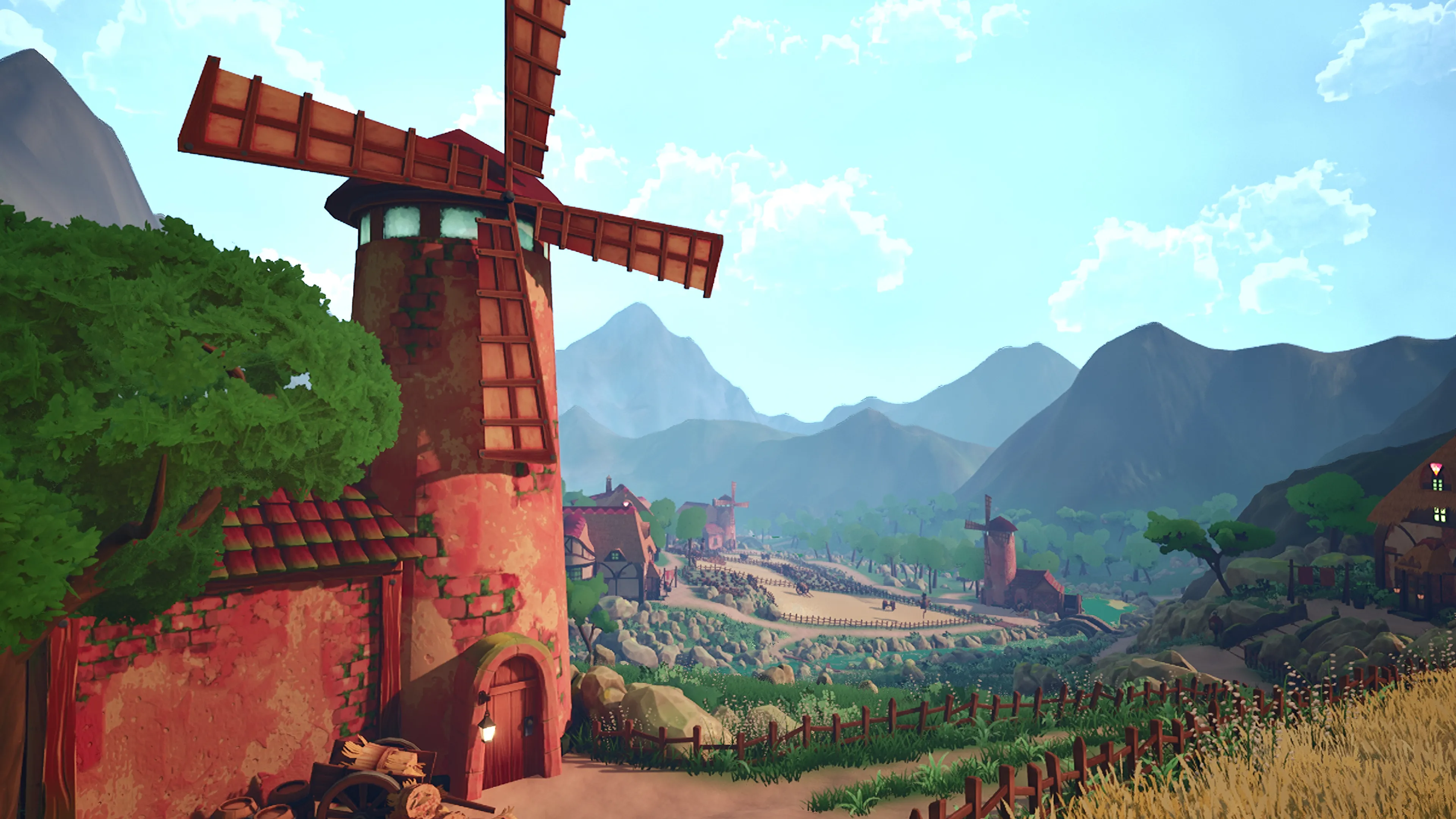 Stylized Windmill Valley, image 2