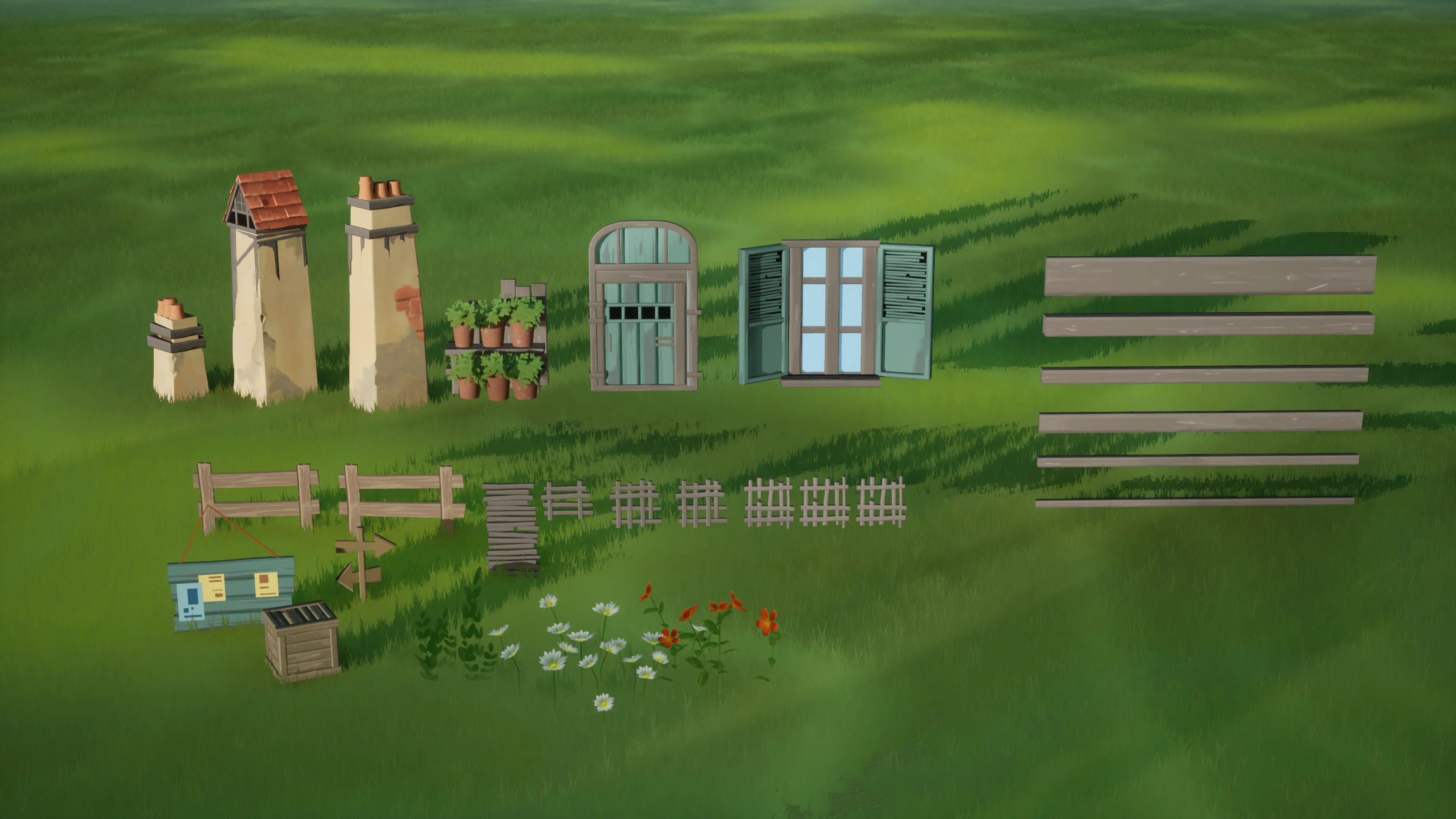 Stylized Medieval House, image 8