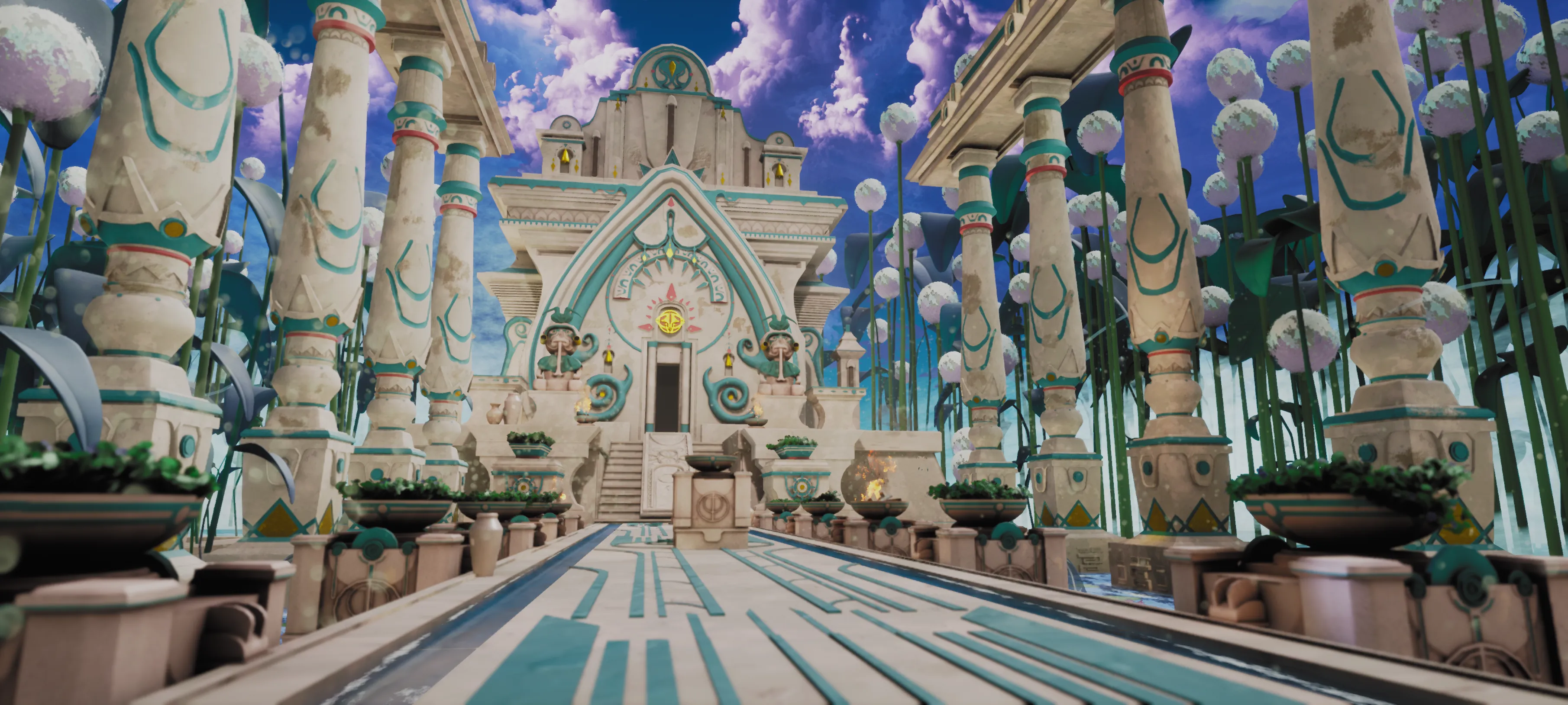 Stylized Ancient Temple, image 6