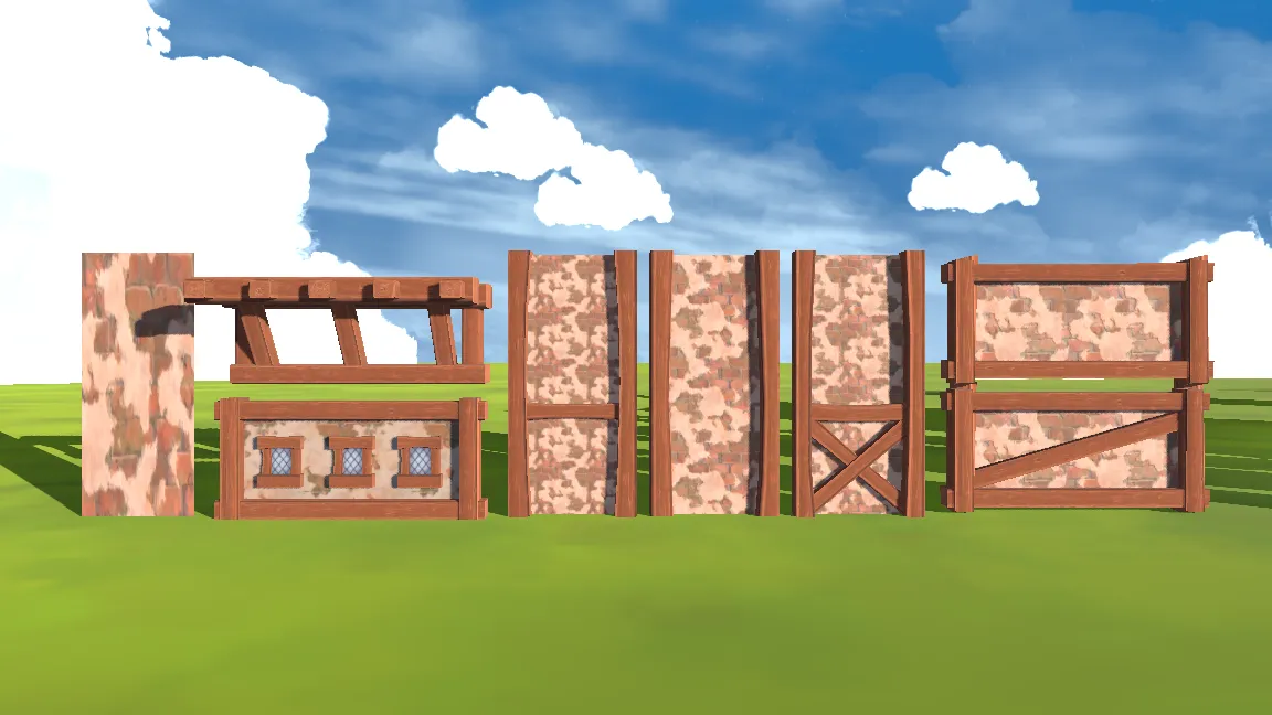 Stylized Medieval Town, image 15