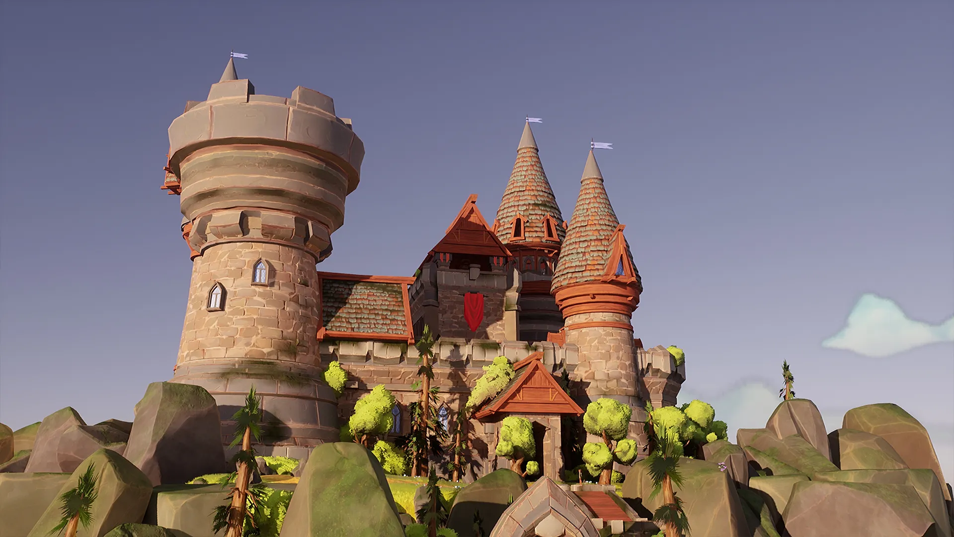 Stylized Island Castle, image 12