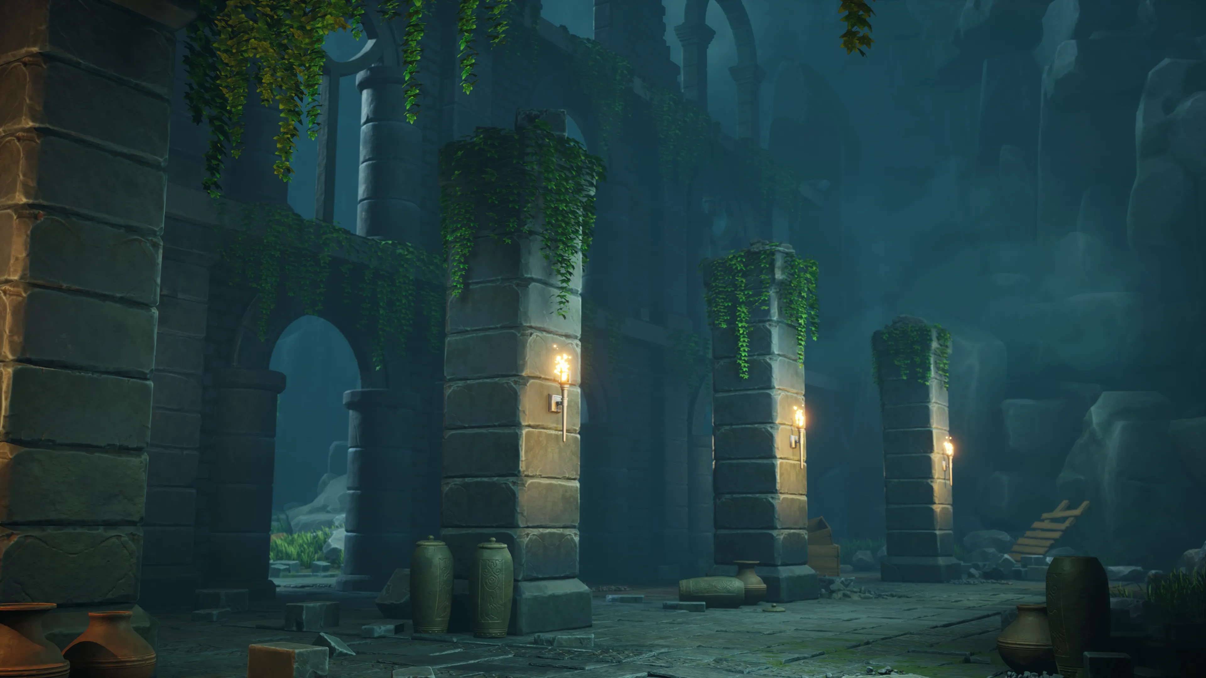 Stylized Lost Ruins, image 6