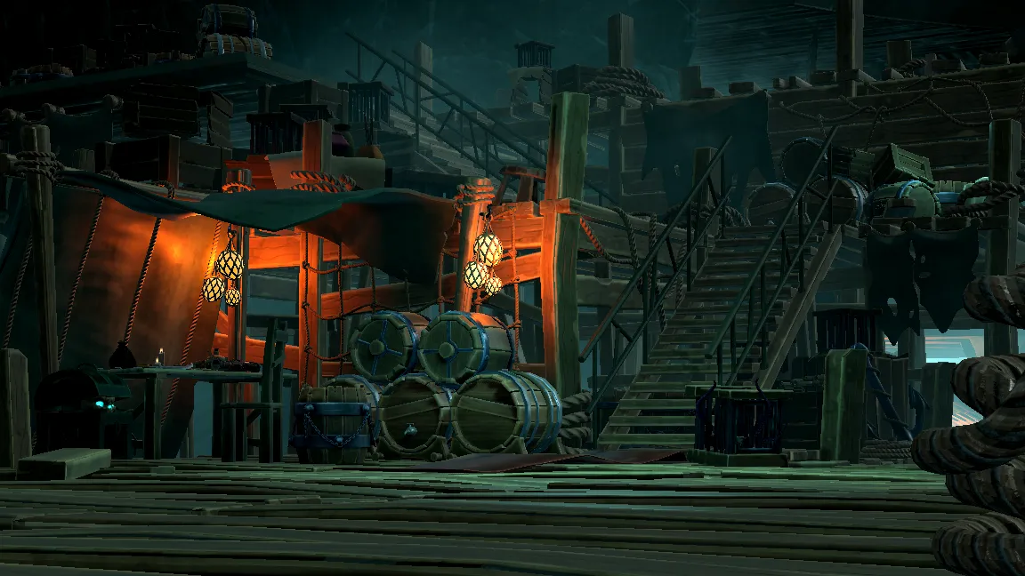 Stylized Pirate Port City, image 23