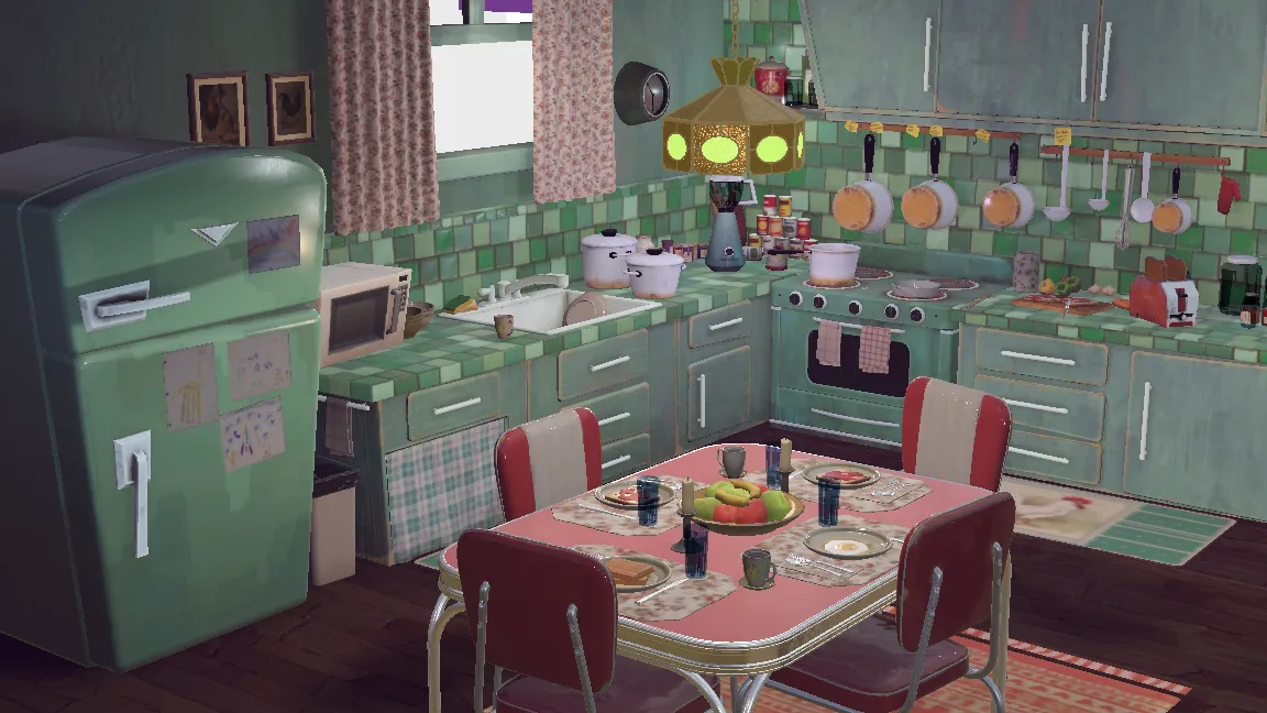 Stylized House Interior, image 15