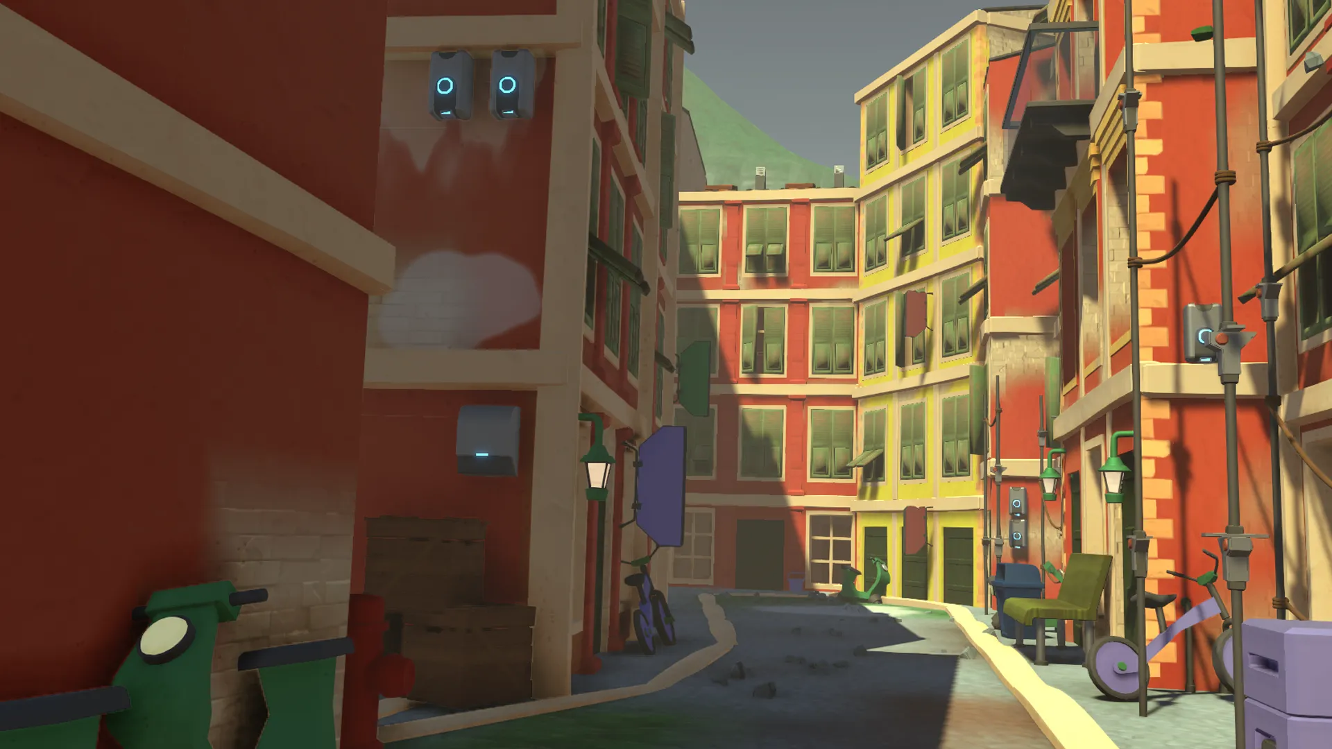 Stylized Tuscany Seaside City, image 19