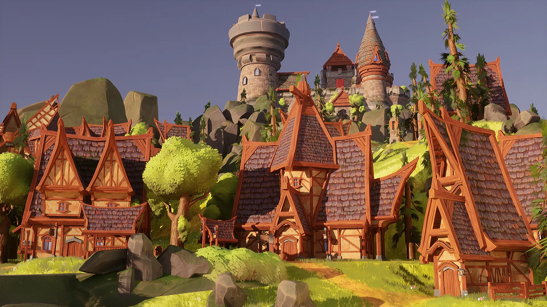 Stylized Island Castle, image 10