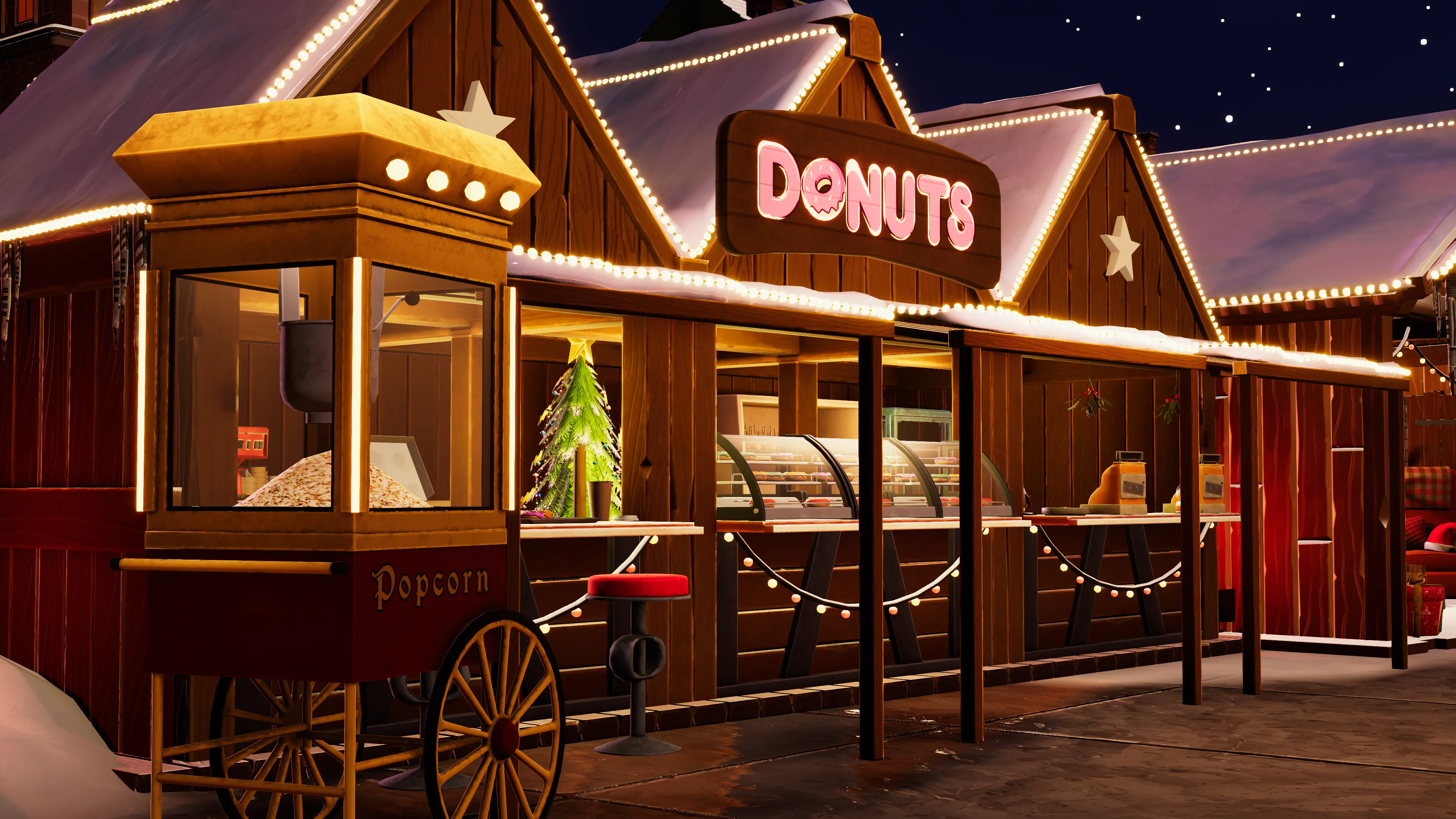 Stylized Christmas Market, image 28