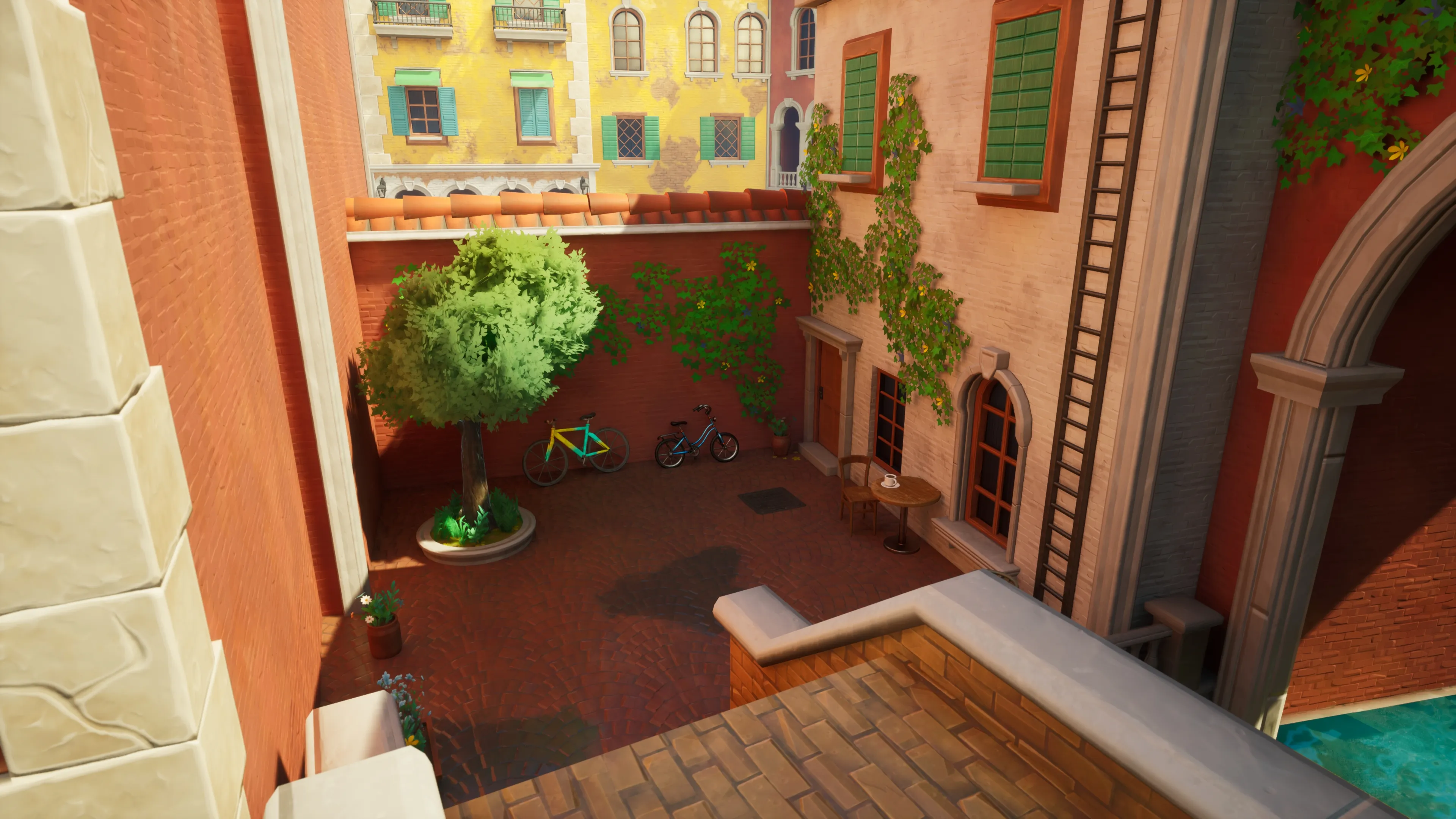 Stylized Italian Town, image 7