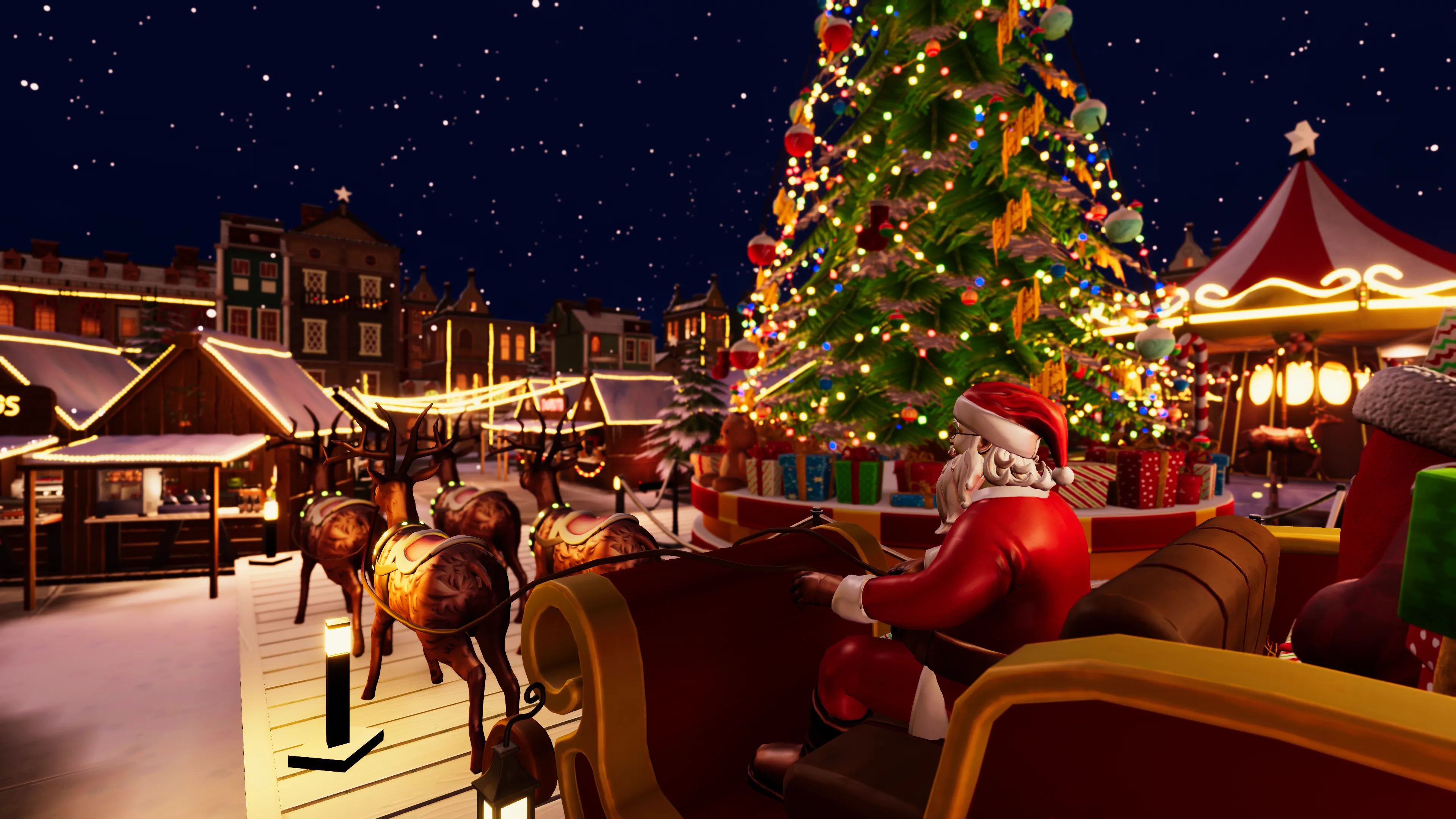 Stylized Christmas Market, image 21