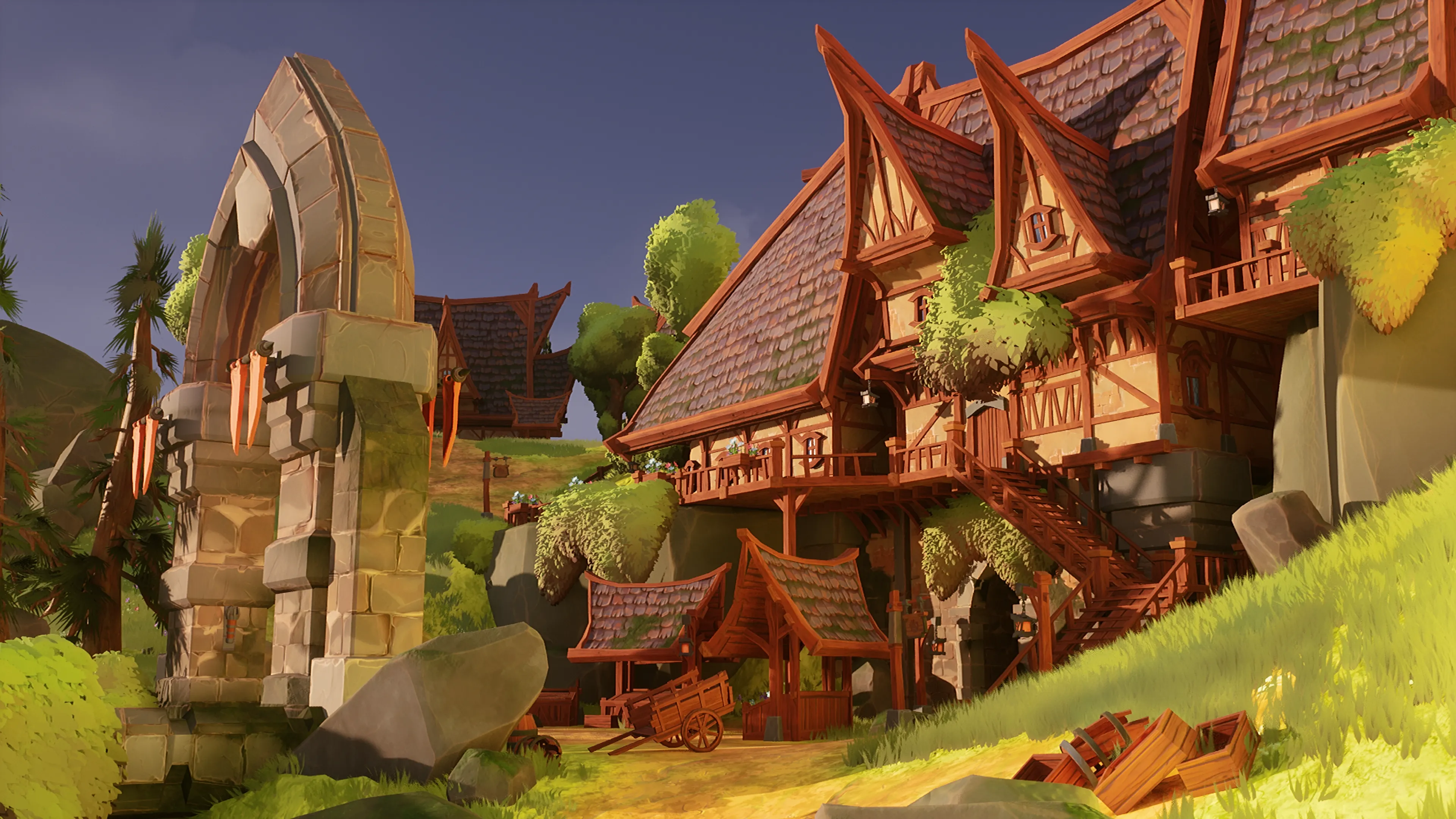 Stylized Island Castle, image 6