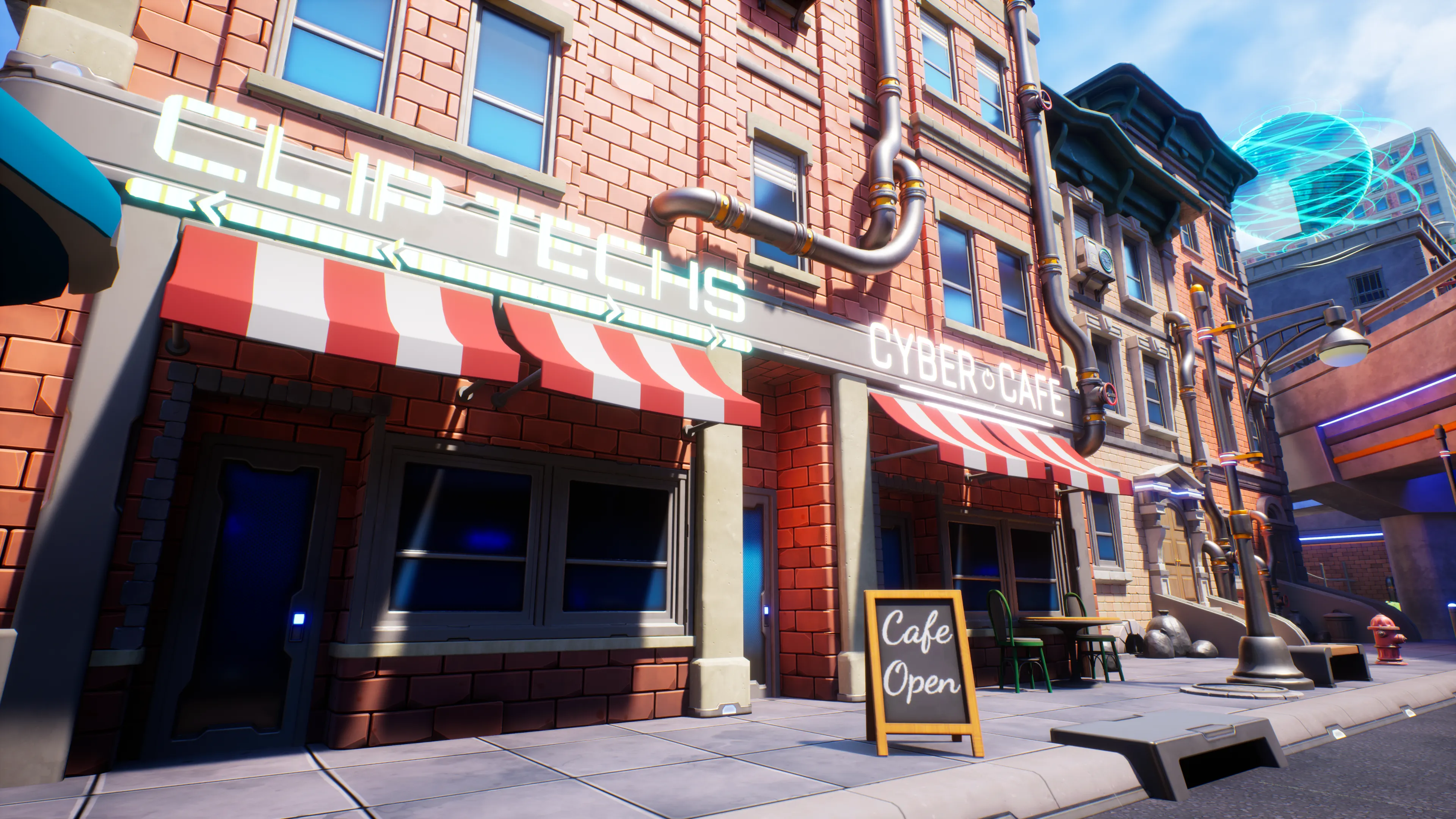 Stylized Sci-Fi Modern City, image 16
