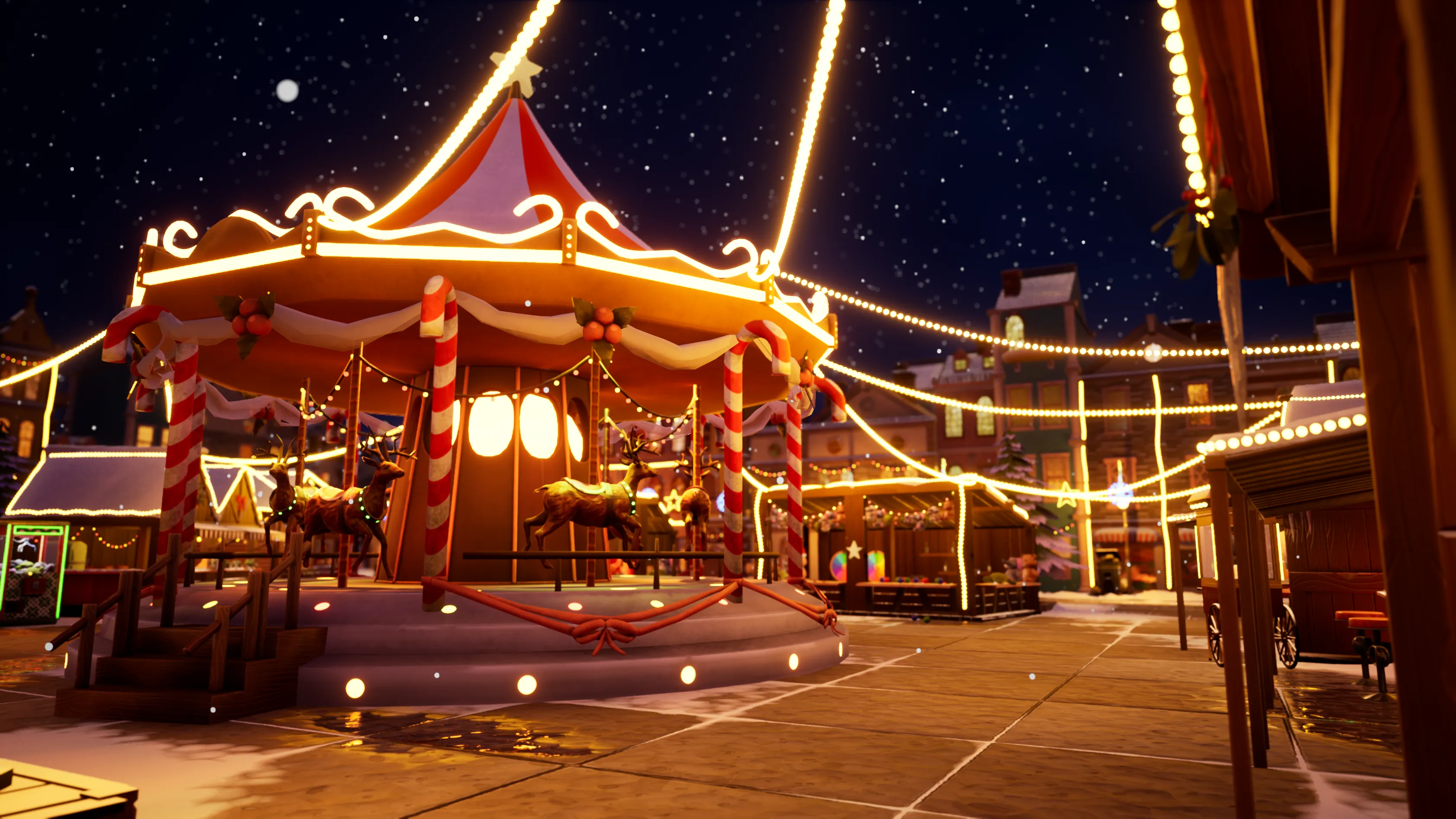 Stylized Christmas Market, image 6