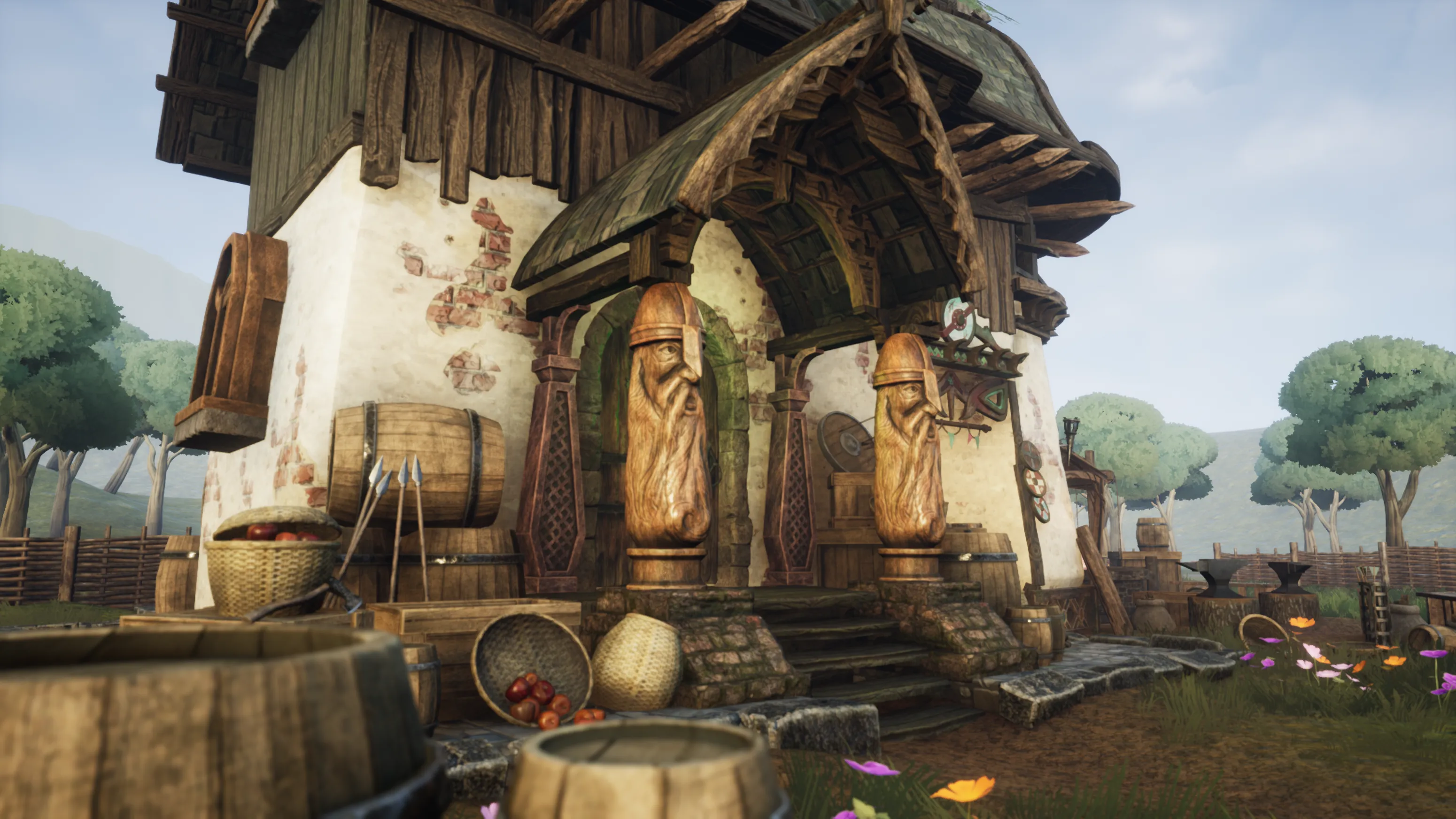 Stylized Viking Hut, image 5