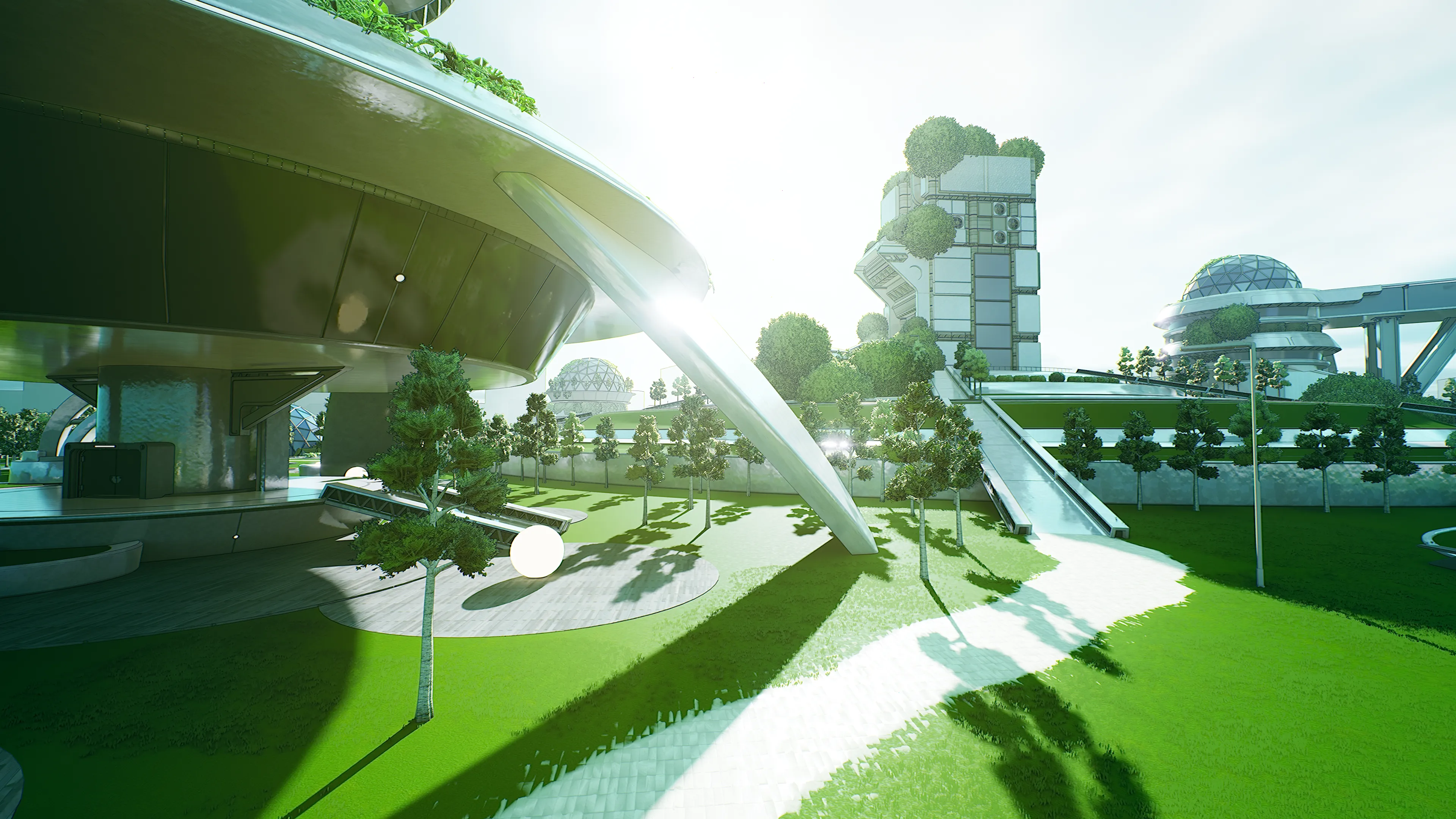 Stylized Solarpunk City, image 6