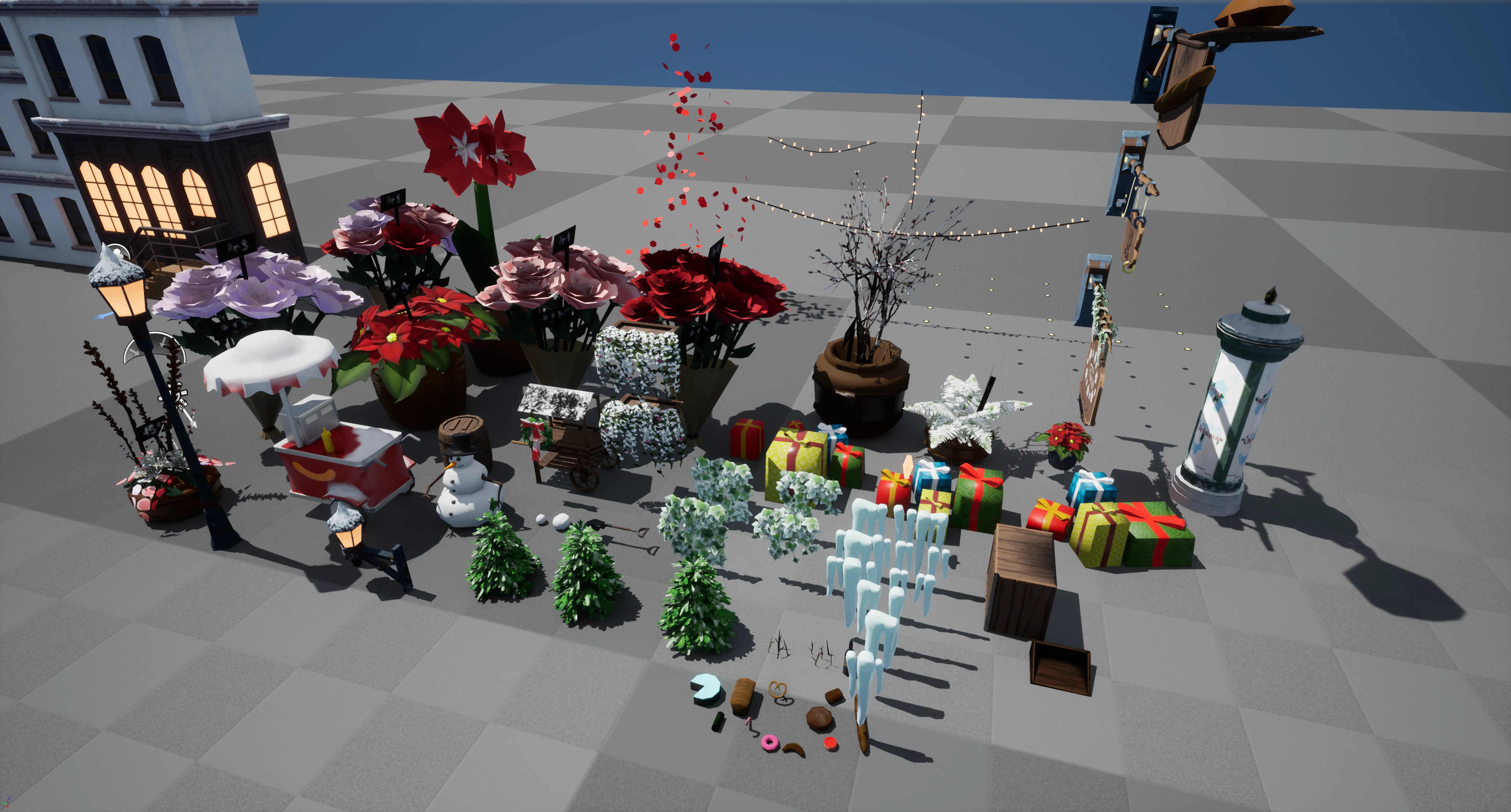 Stylized Christmas Town, image 13