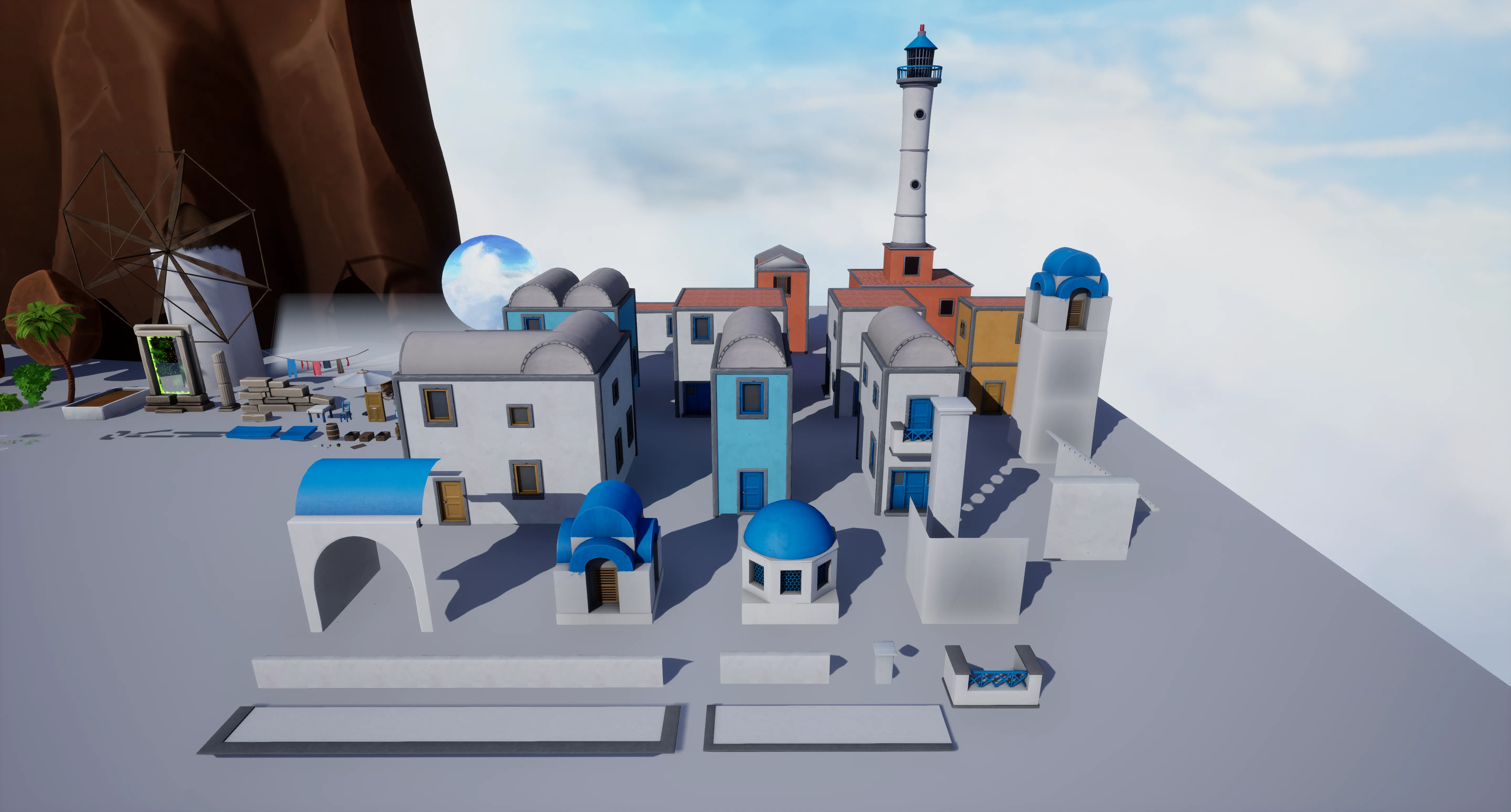 Stylized Greek Island, image 19