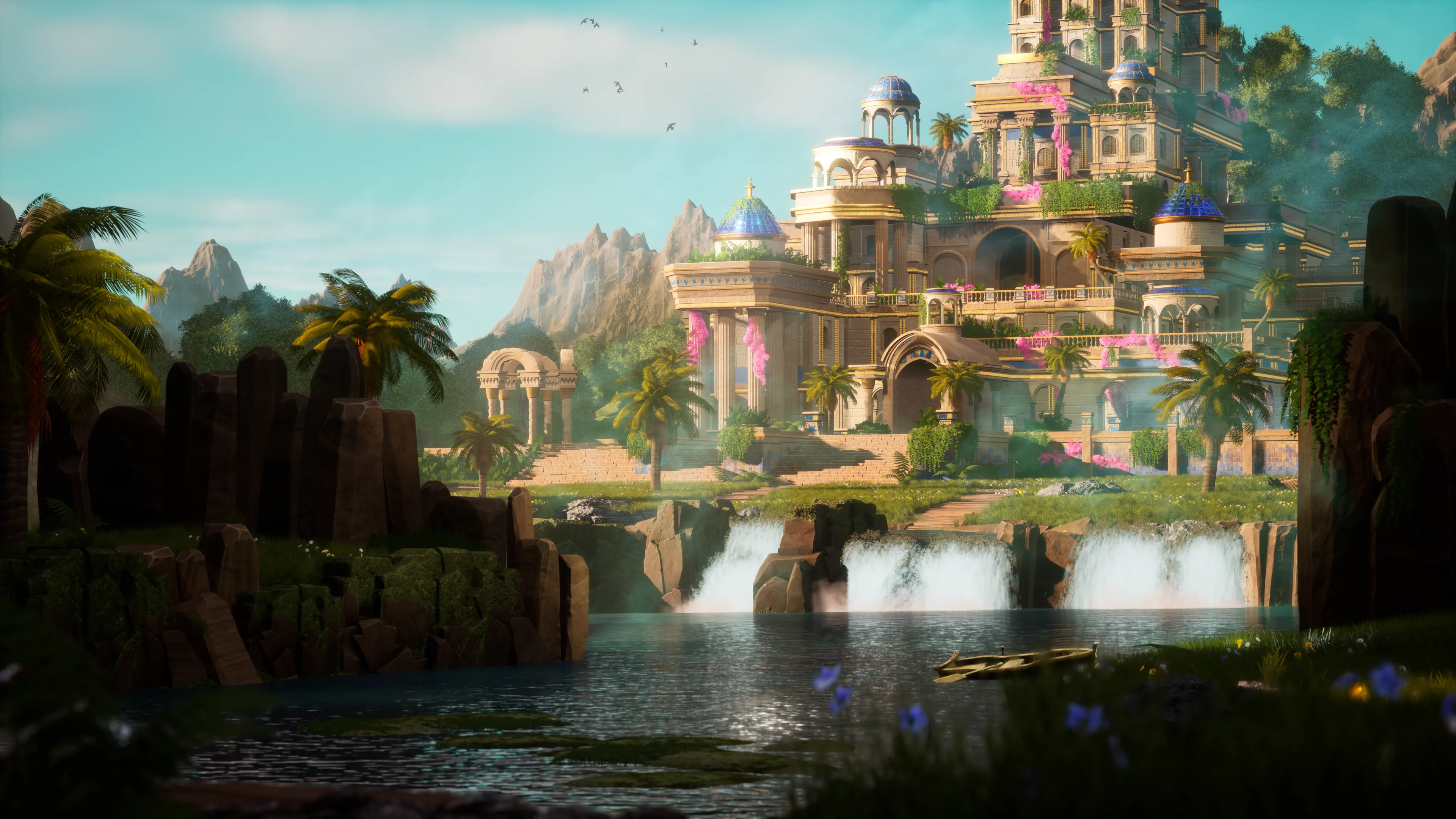 Stylized Paradise Gardens, image 2