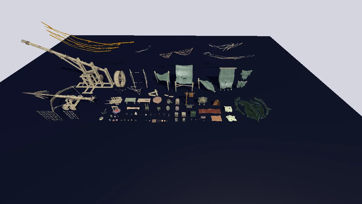 Stylized Pirate Port City, image 36