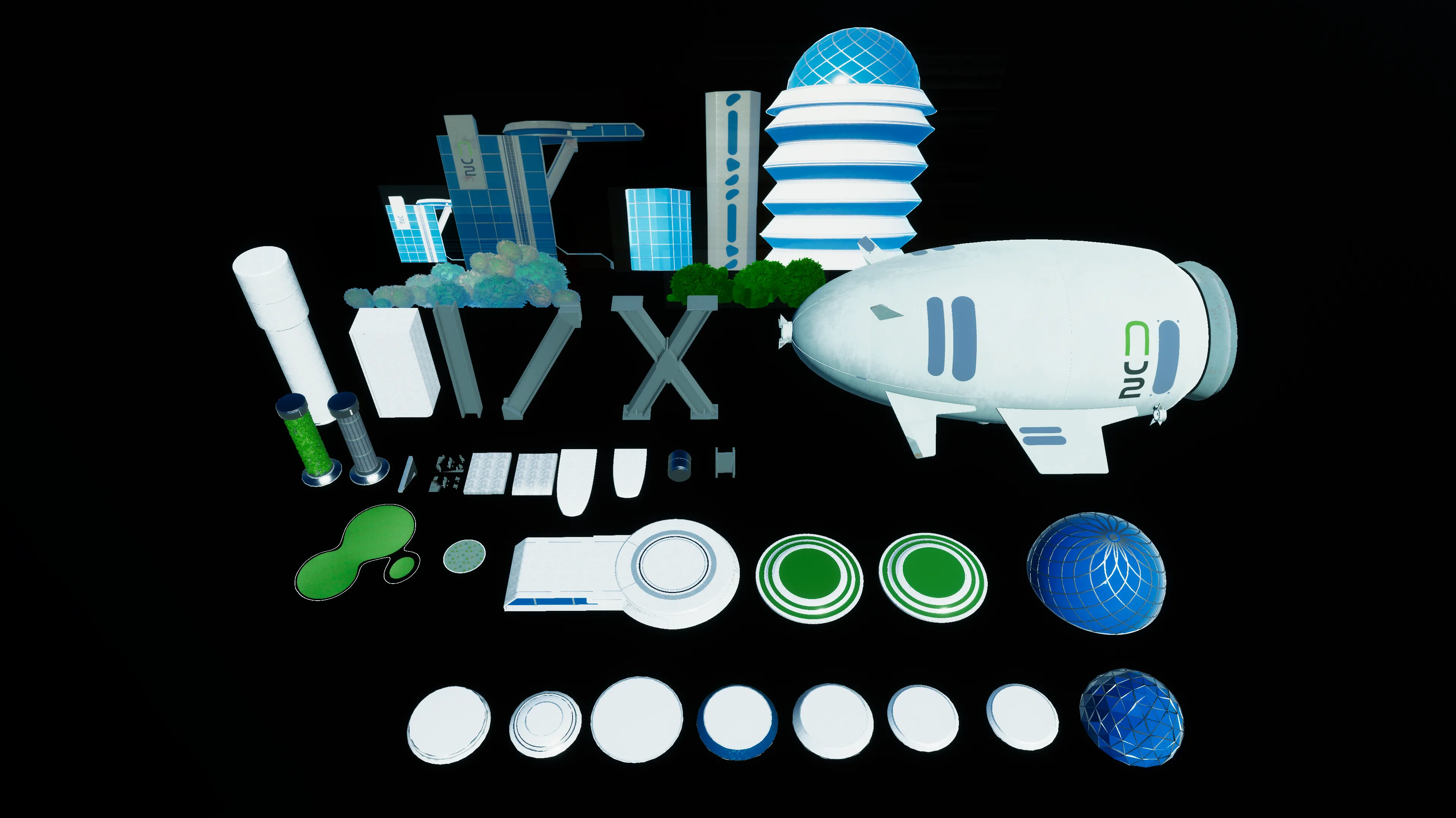 Stylized Solarpunk City, image 33