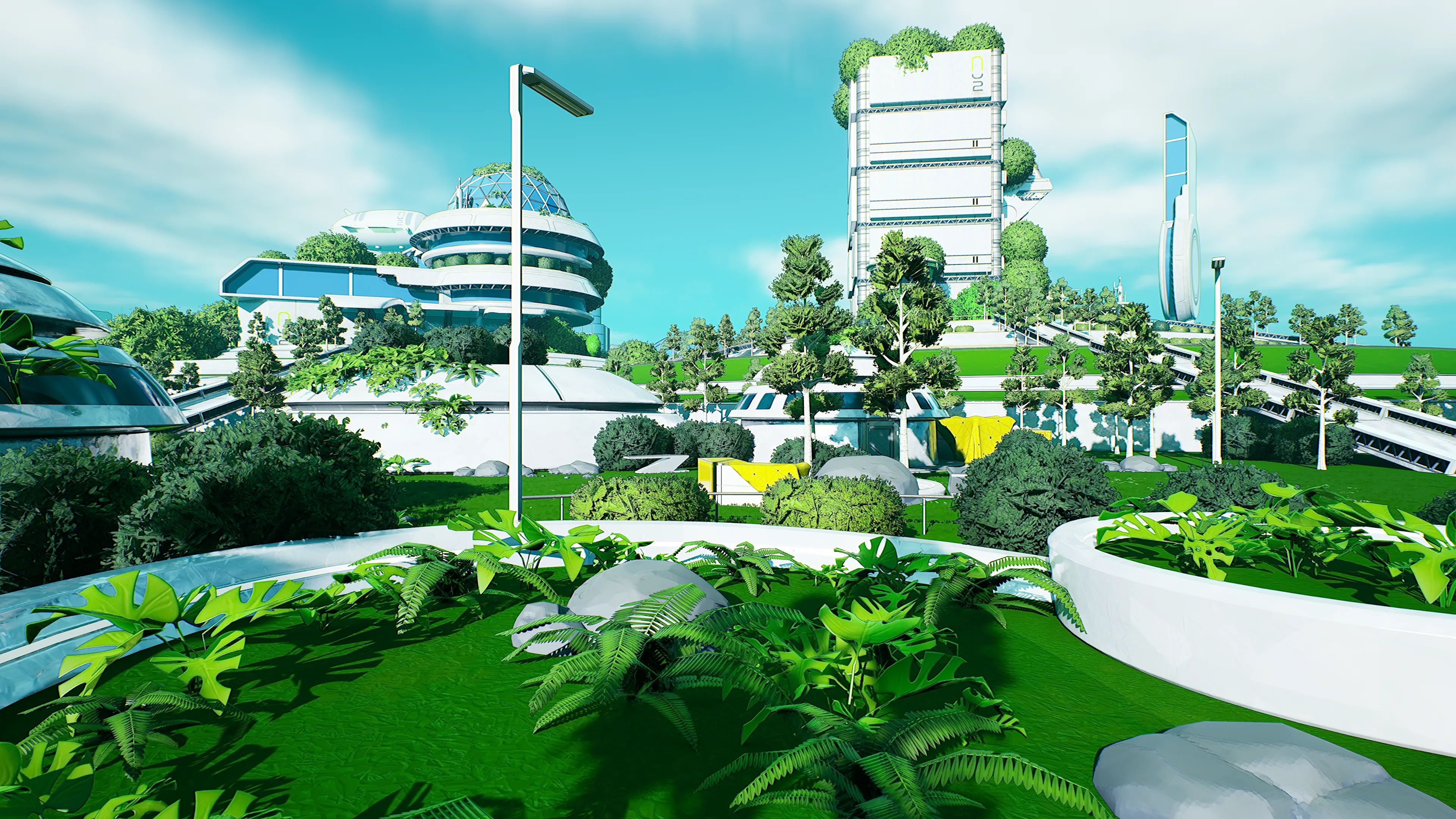 Stylized Solarpunk City, image 7