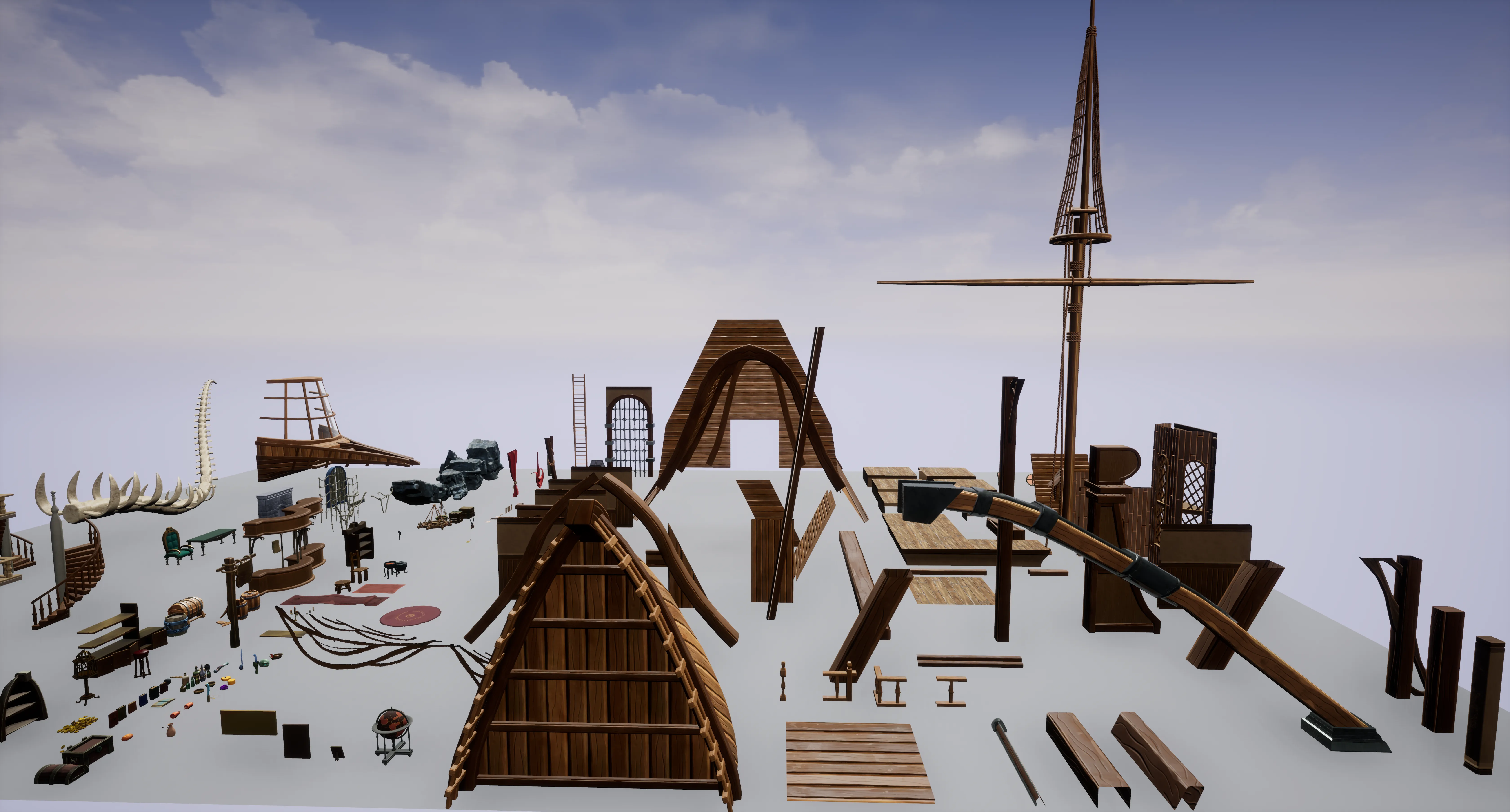 Stylized Pirate Tavern, image 12