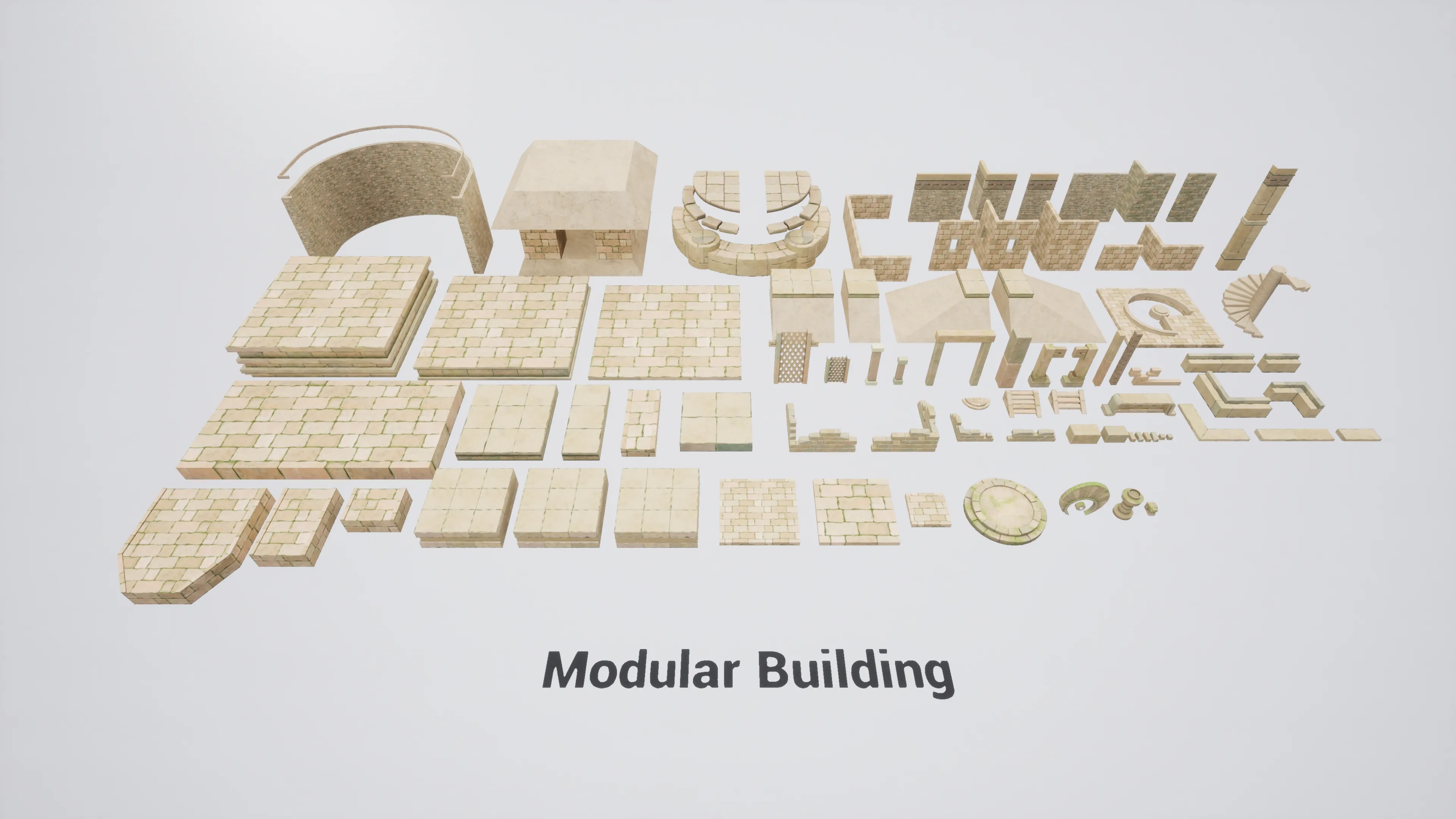 Stylized Ancient Ruins, image 19