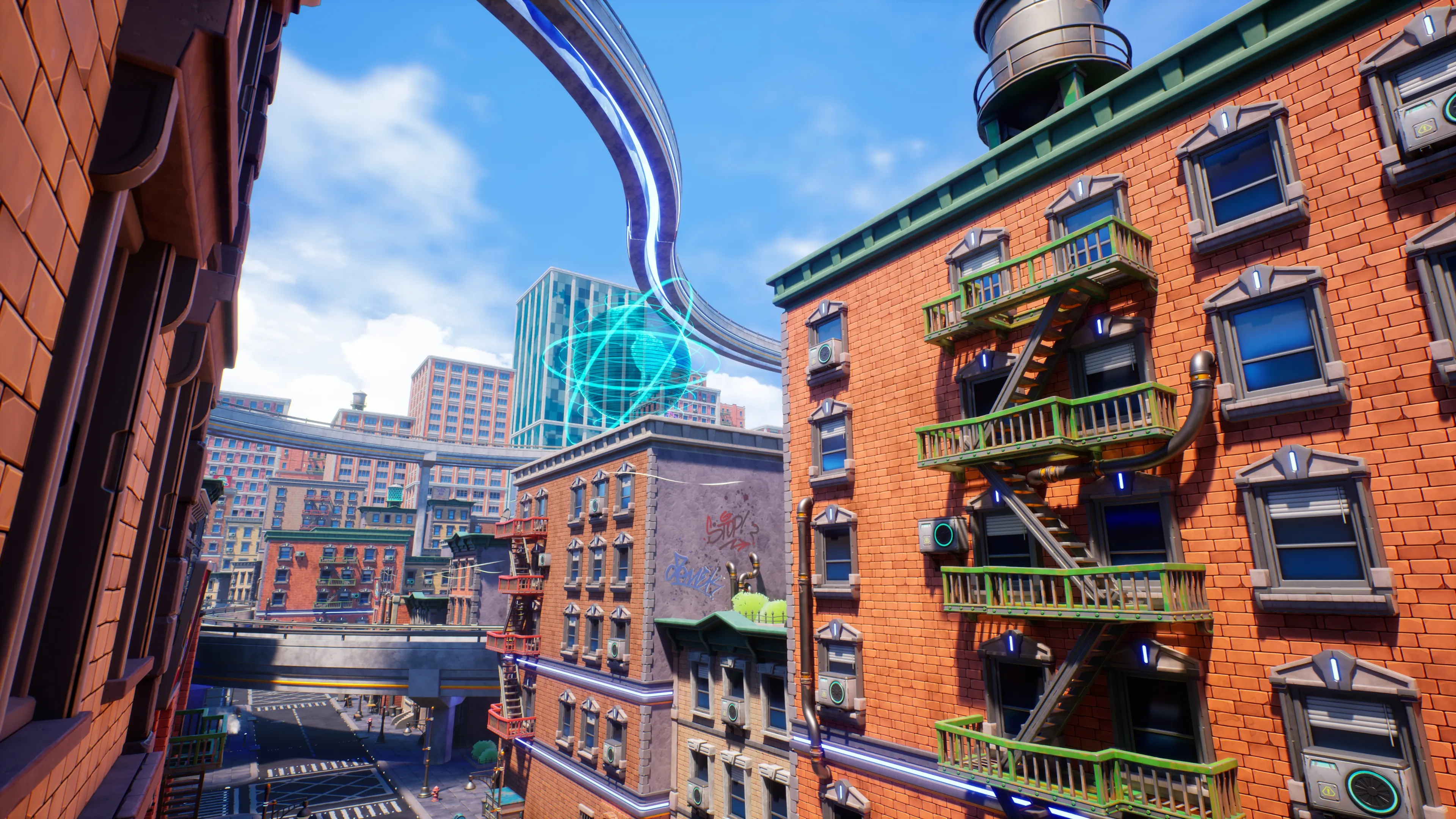 Stylized Sci-Fi Modern City, image 9