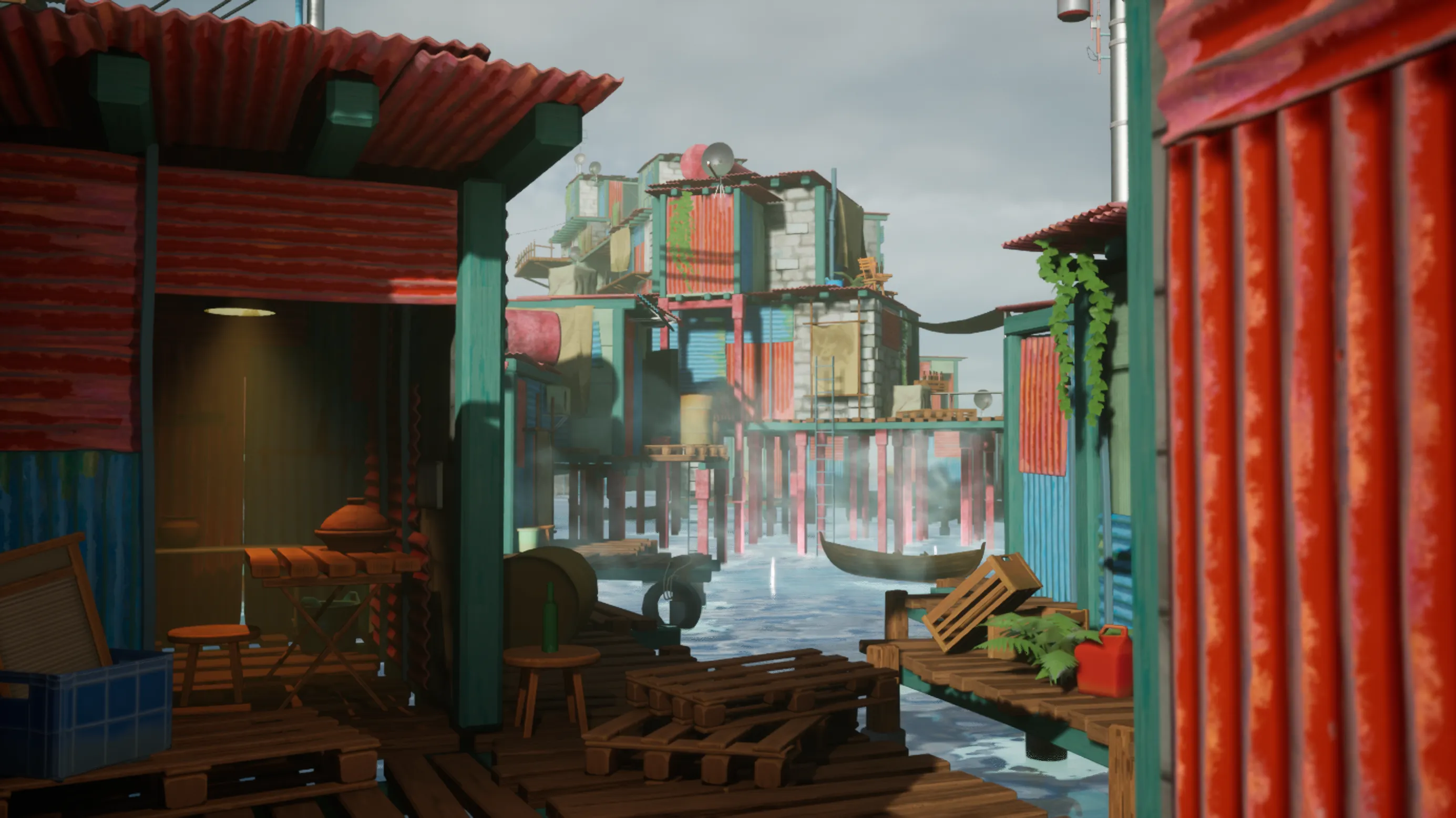 Stylized Floating Slums, image 12