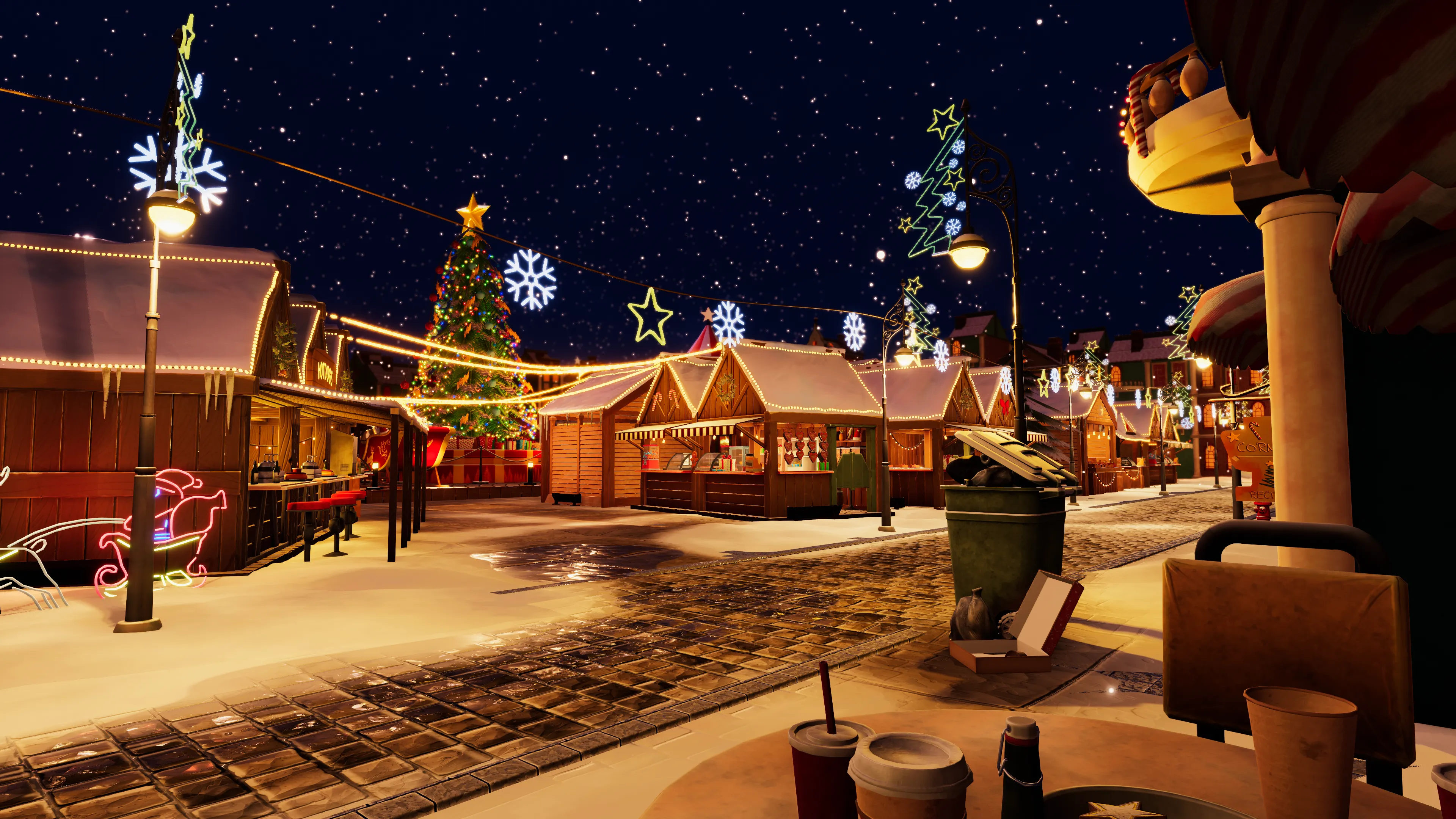 Stylized Christmas Market, image 27