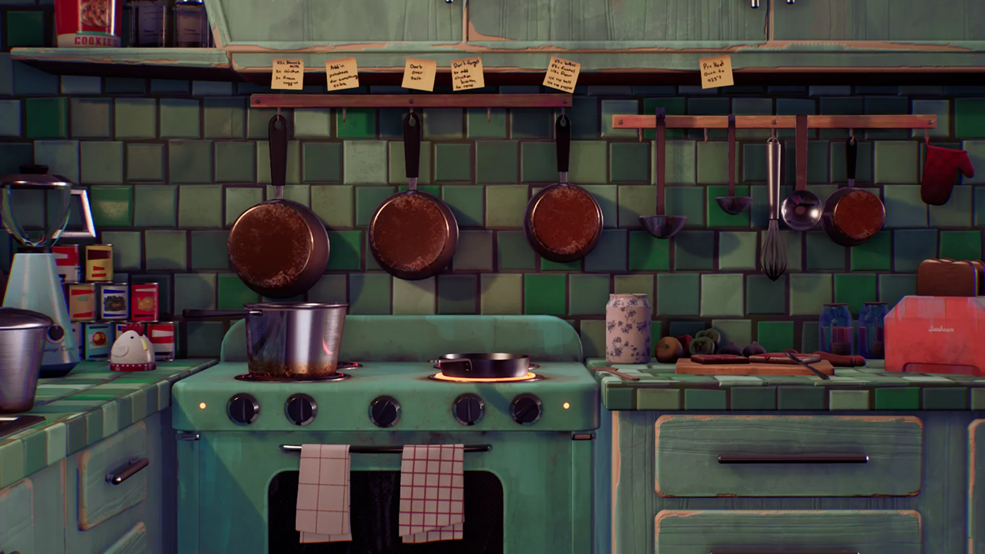 Stylized House Interior, image 4