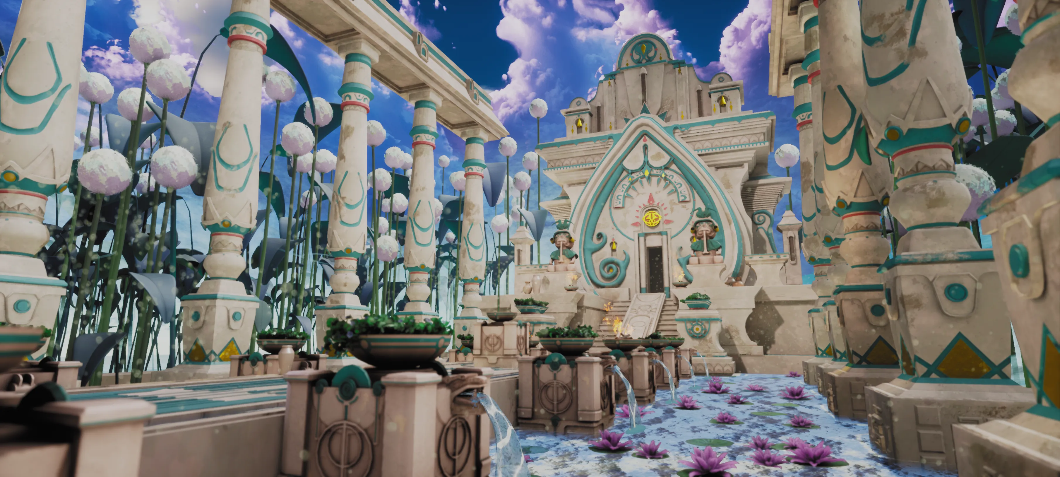 Stylized Ancient Temple, image 2