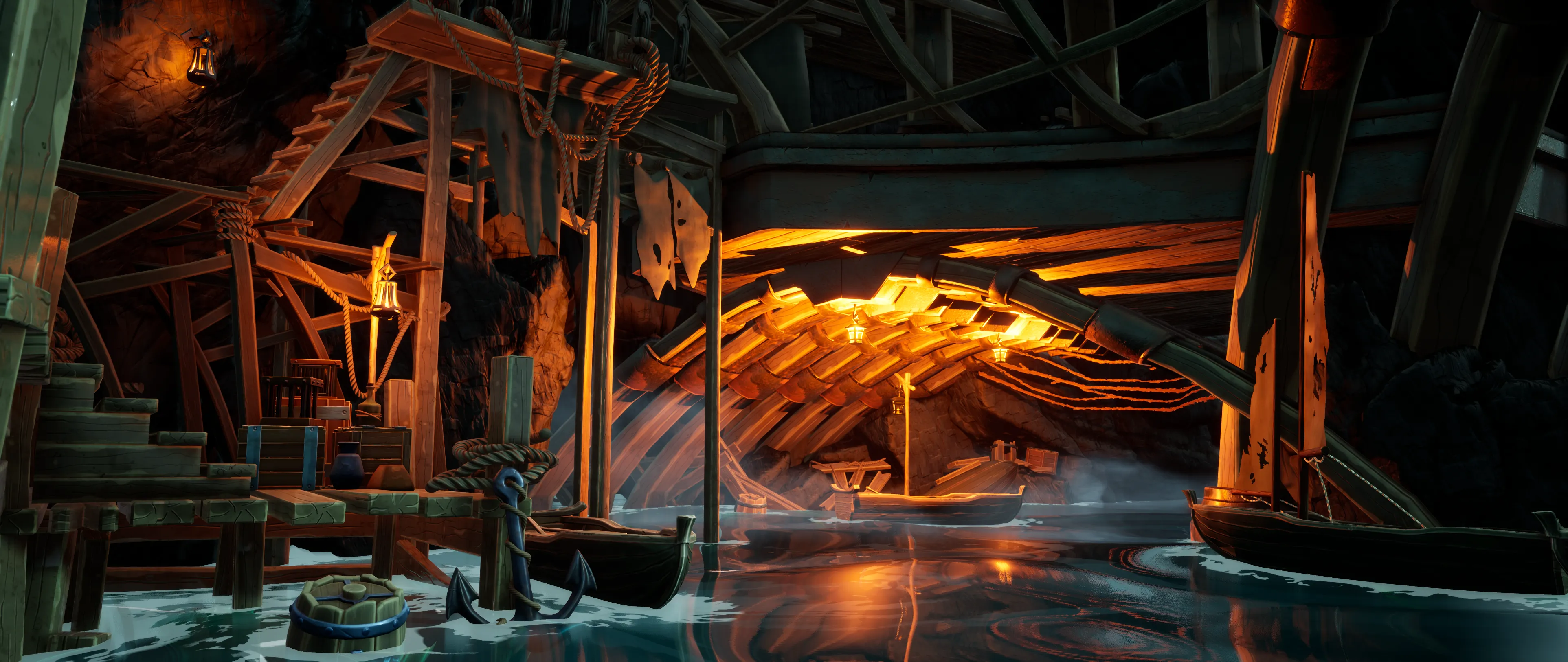 Stylized Pirate Port City, image 6