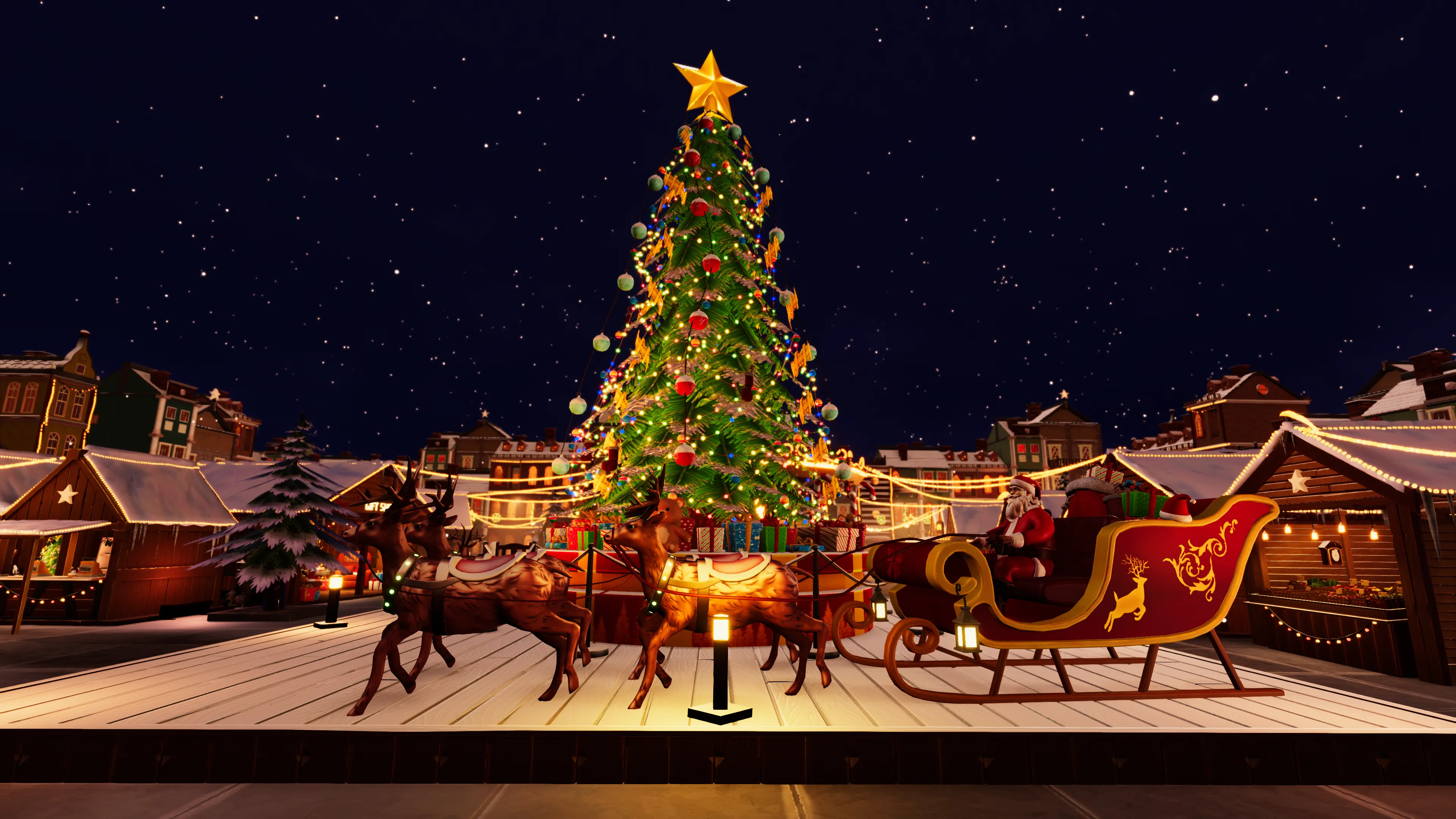 Stylized Christmas Market, image 24