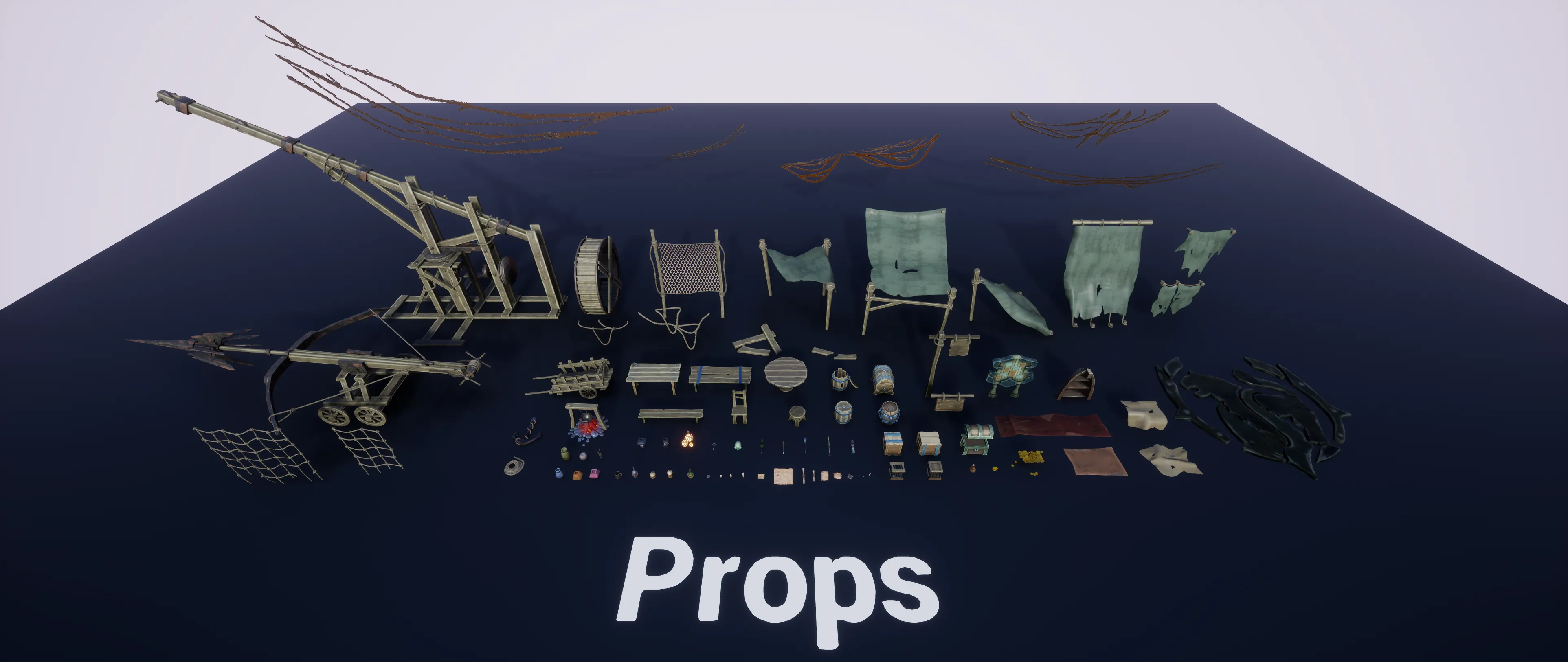 Stylized Pirate Port City, image 18